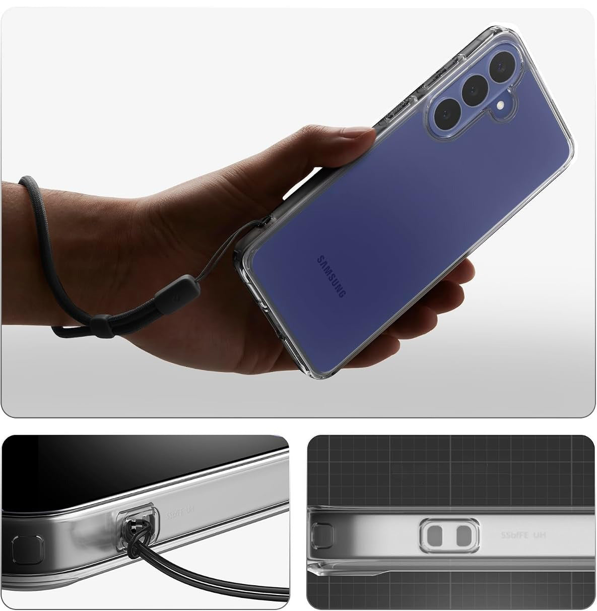 Handyhülle für Galaxy S26 FE, Spigen Ultra Hybrid, Transparent