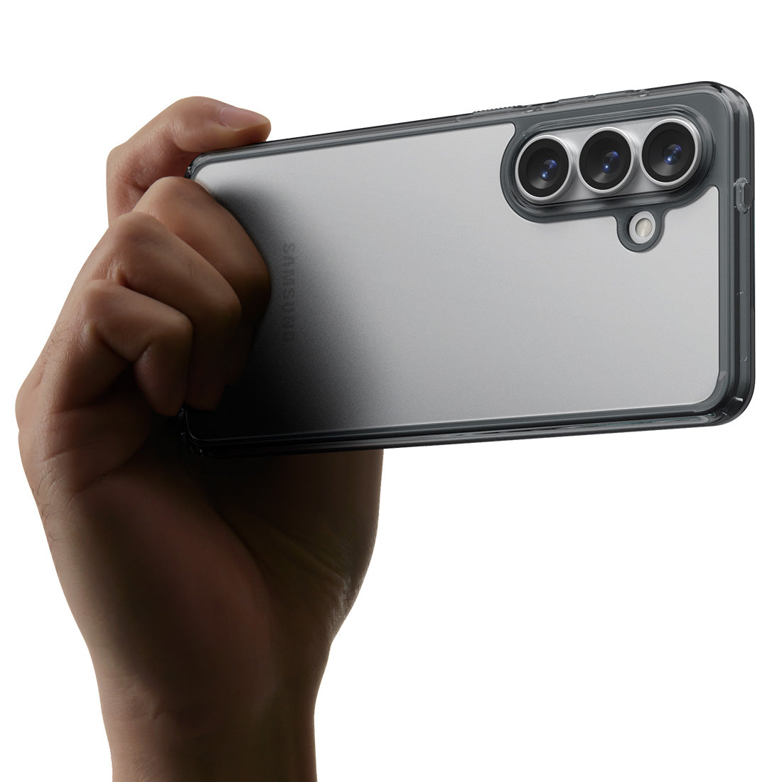 Handyhülle für Galaxy S26 Plus, Spigen Ultra Hybrid, Transparent-Rauchfarben