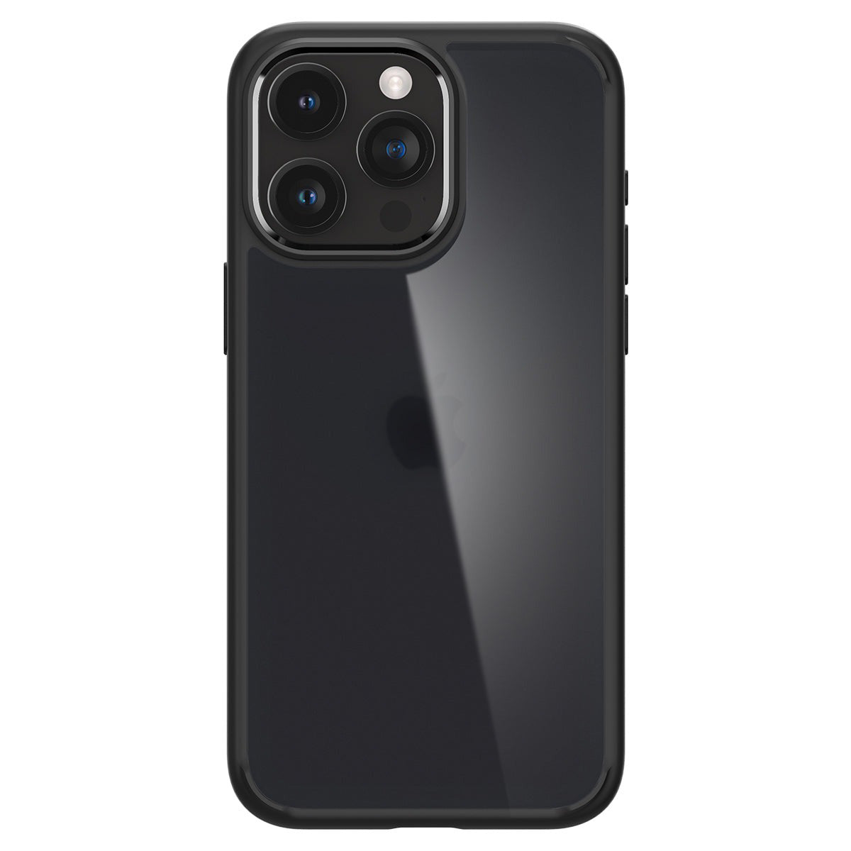 Schutzhülle Spigen Ultra Hybrid für Apple iPhone 15 Pro Max, Durchscheinend-Schwarz