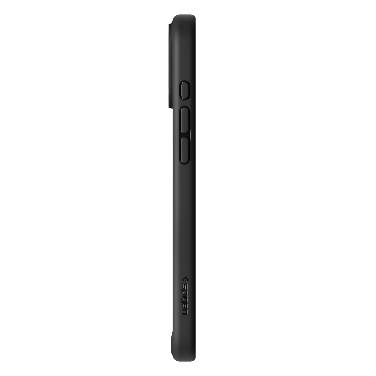 Handyhülle für iPhone 16, Spigen Ultra Hybrid, Transparent-Schwarz