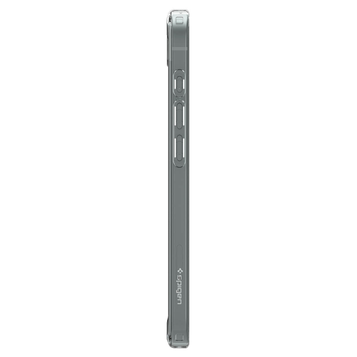 Handyhülle für iPhone 17e / 16e, Spigen Ultra Hybrid, Transparent-Rauchfarben