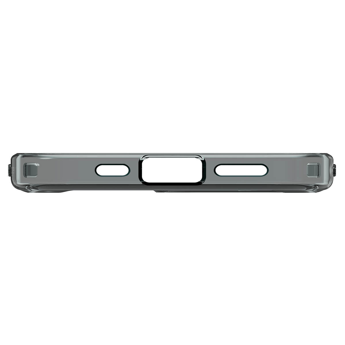 Handyhülle für iPhone 17e / 16e, Spigen Ultra Hybrid, Transparent-Rauchfarben