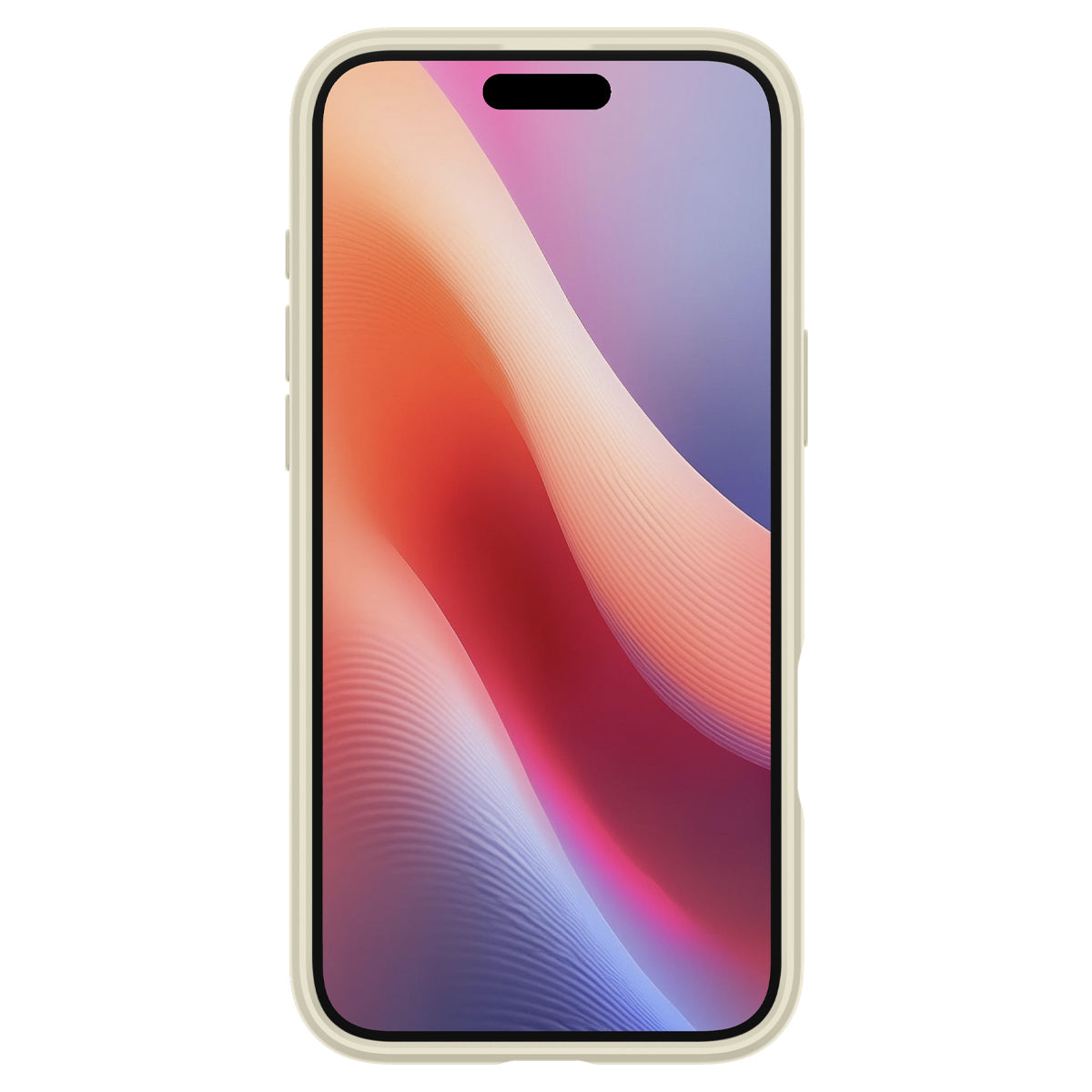 Handyhülle für iPhone 16 Plus, Spigen Ultra Hybrid, Transparent-Beige