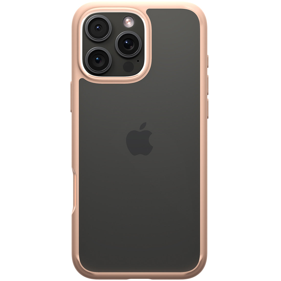 Handyhülle für iPhone 16 Pro, Spigen Ultra Hybrid, Transparent-Rosa