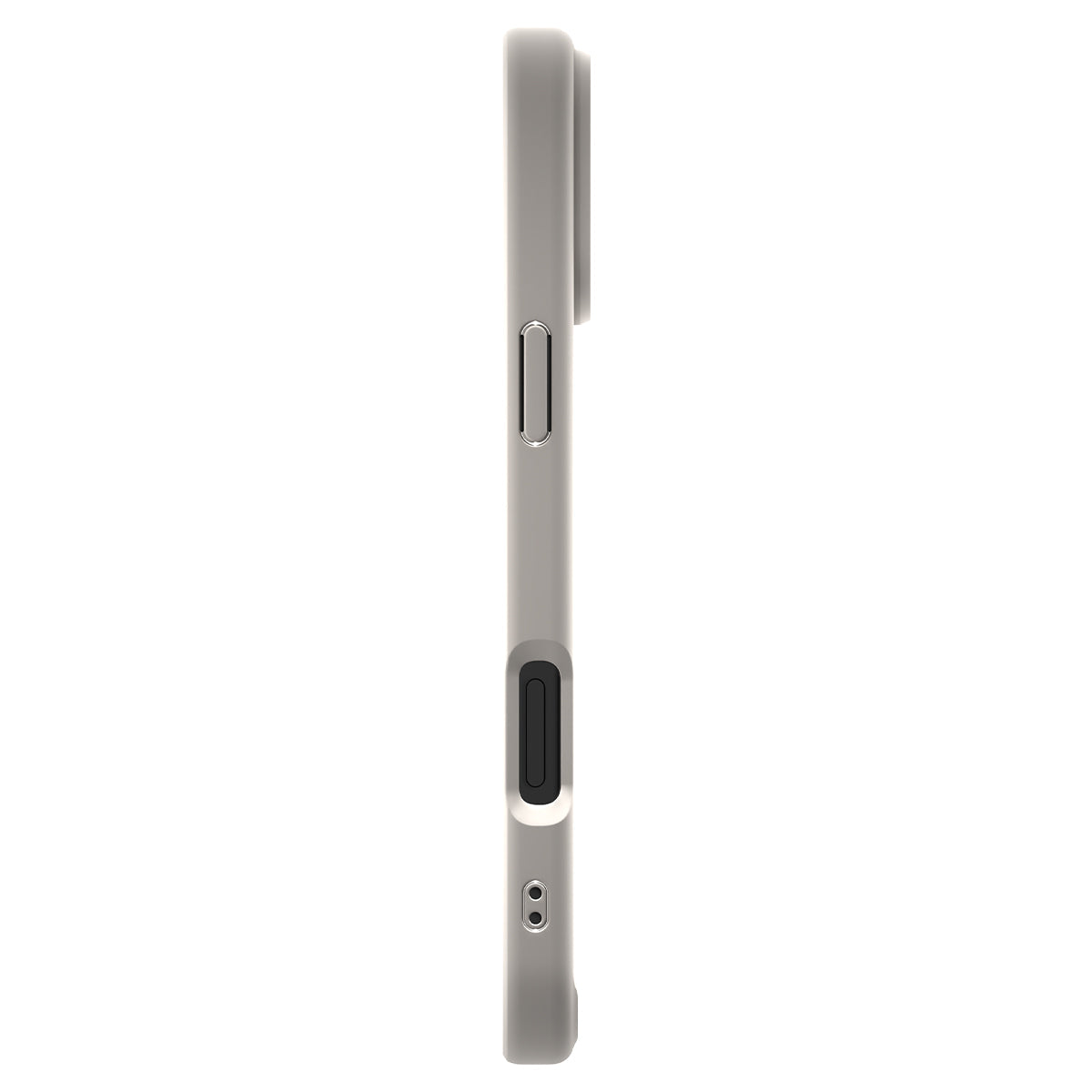 Handyhülle für iPhone 16 Pro Max, Spigen Ultra Hybrid, Transparent-Beige
