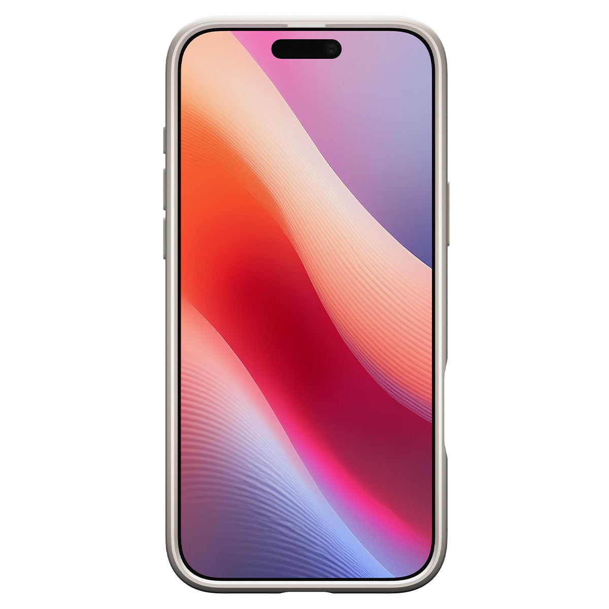 Handyhülle für iPhone 16 Pro Max, Spigen Ultra Hybrid, Transparent-Beige
