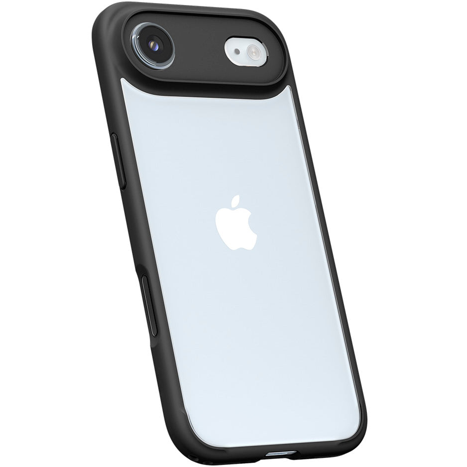 Handyhülle für iPhone Air, Spigen Ultra Hybrid, Transparent-Schwarz