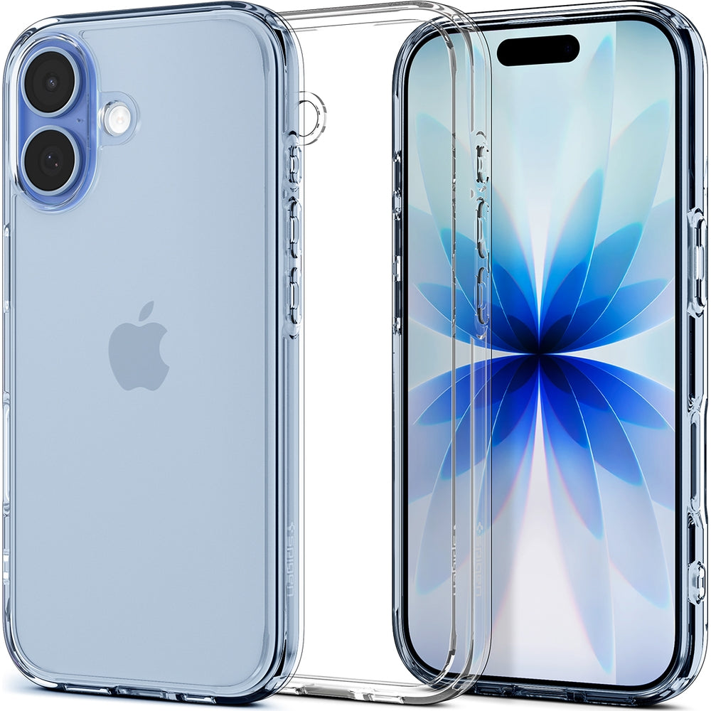 Handyhülle für iPhone 17, Spigen Ultra Hybrid, Transparent