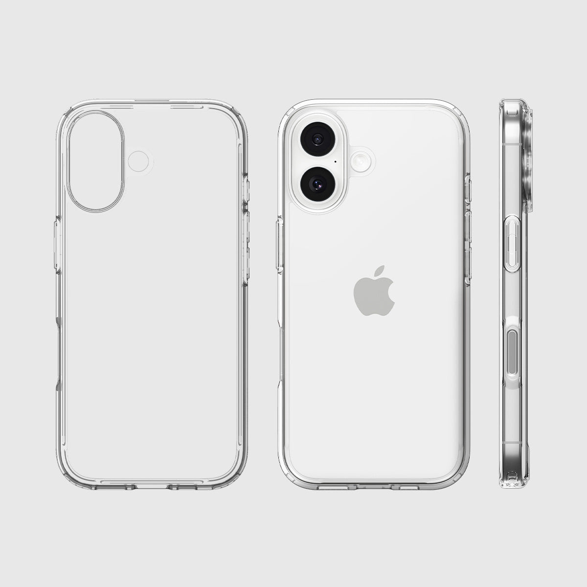 Handyhülle für iPhone 17, Spigen Ultra Hybrid, Transparent