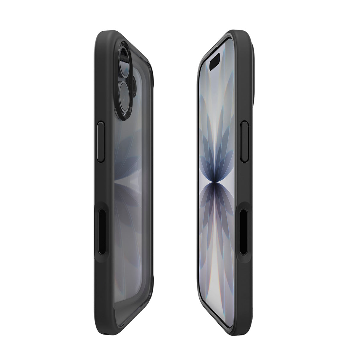 Handyhülle für iPhone 17, Spigen Ultra Hybrid, Transparent-Schwarz