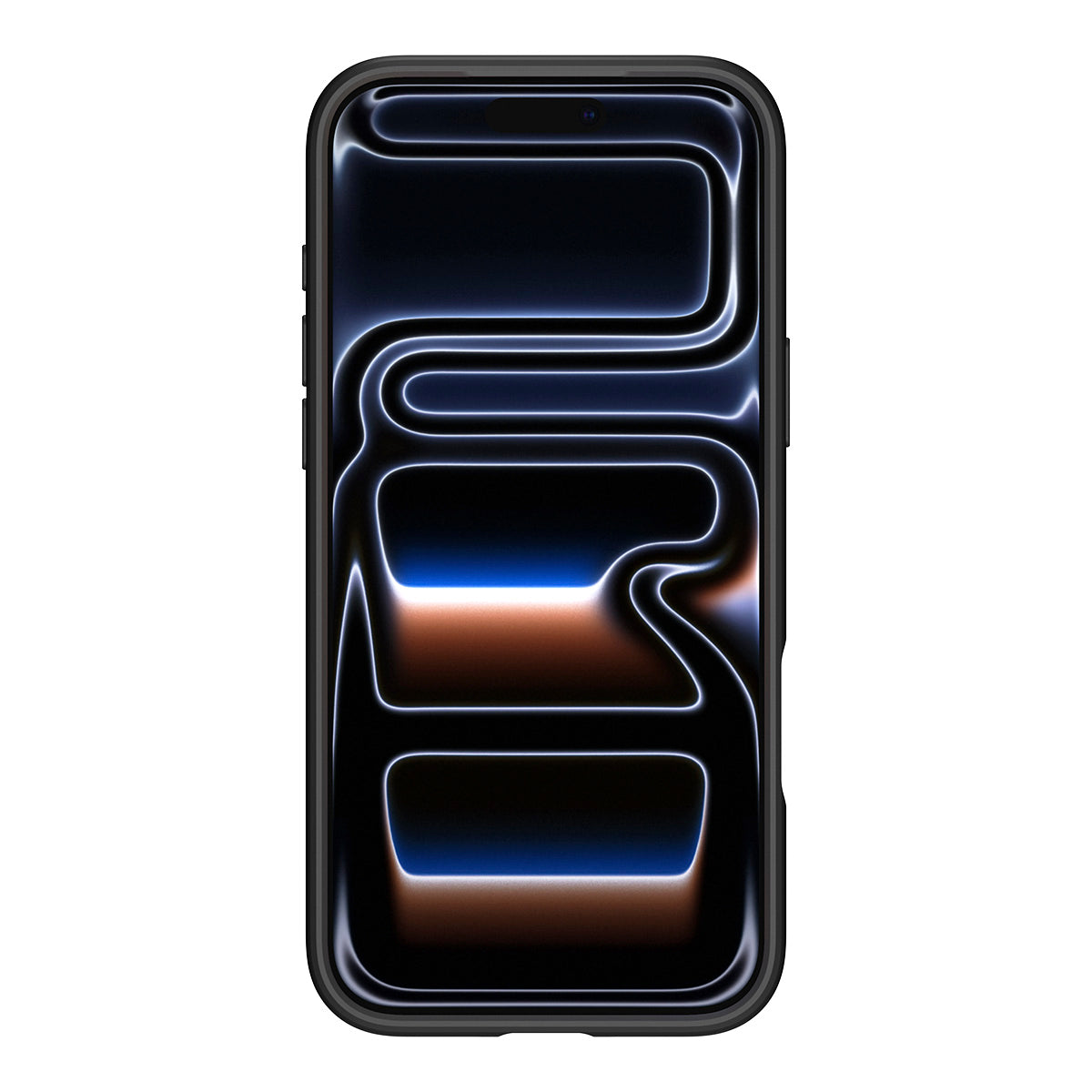 Handyhülle für iPhone 17 Pro, Spigen Ultra Hybrid, Transparent-Schwarz