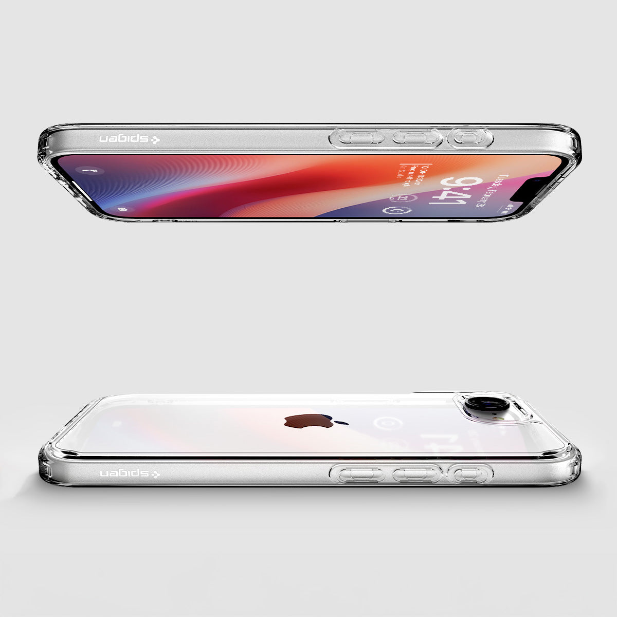 Handyhülle für iPhone 17e / 16e, Spigen Ultra Hybrid, Transparent