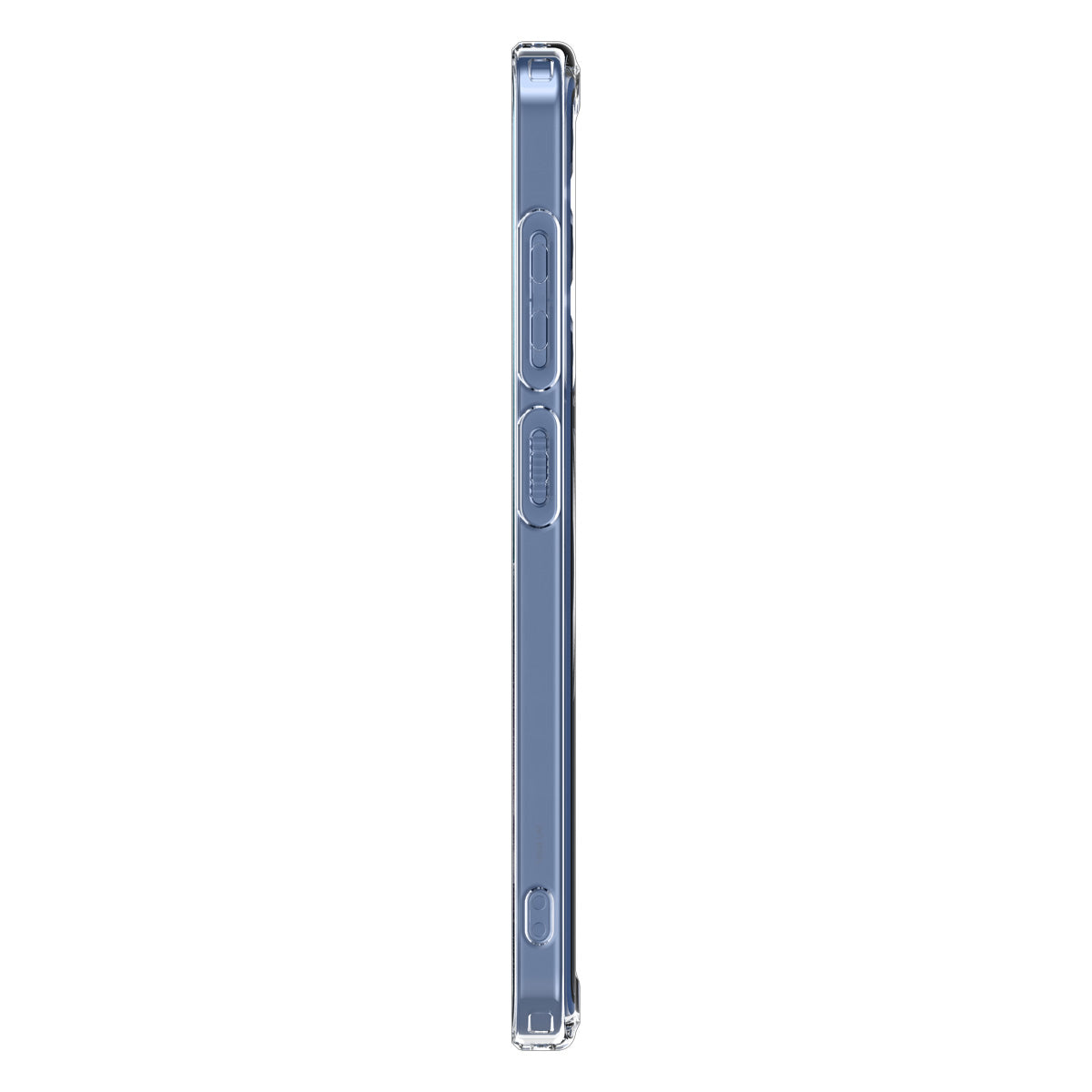 Handyhülle für Galaxy S25, Spigen Ultra Hybrid Mag mit MagSafe, Transparent-Weiß