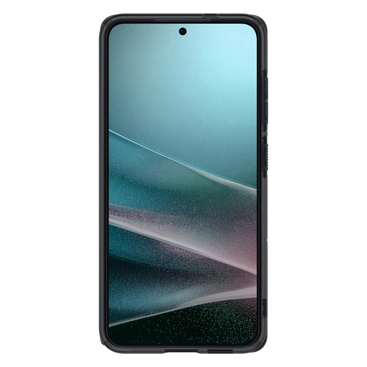 Handyhülle für Galaxy S25, Spigen Ultra Hybrid Mag mit MagSafe, Durchscheinend-Schwarz