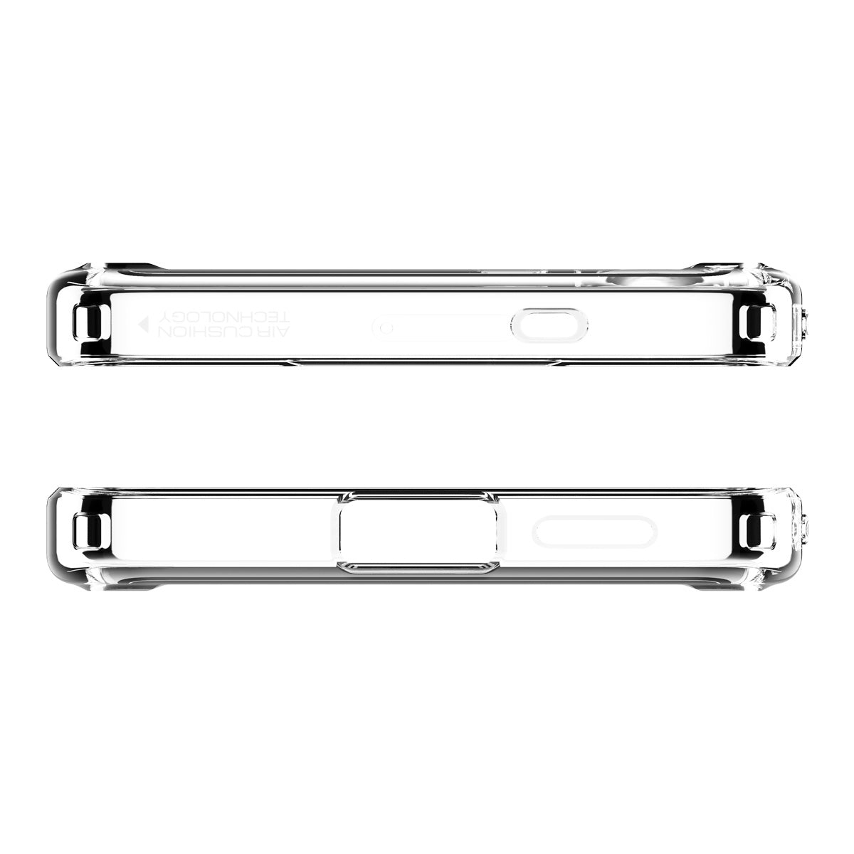 Handyhülle für Galaxy S25 Plus, Spigen Ultra Hybrid Mag mit MagSafe, Transparent-Weiß