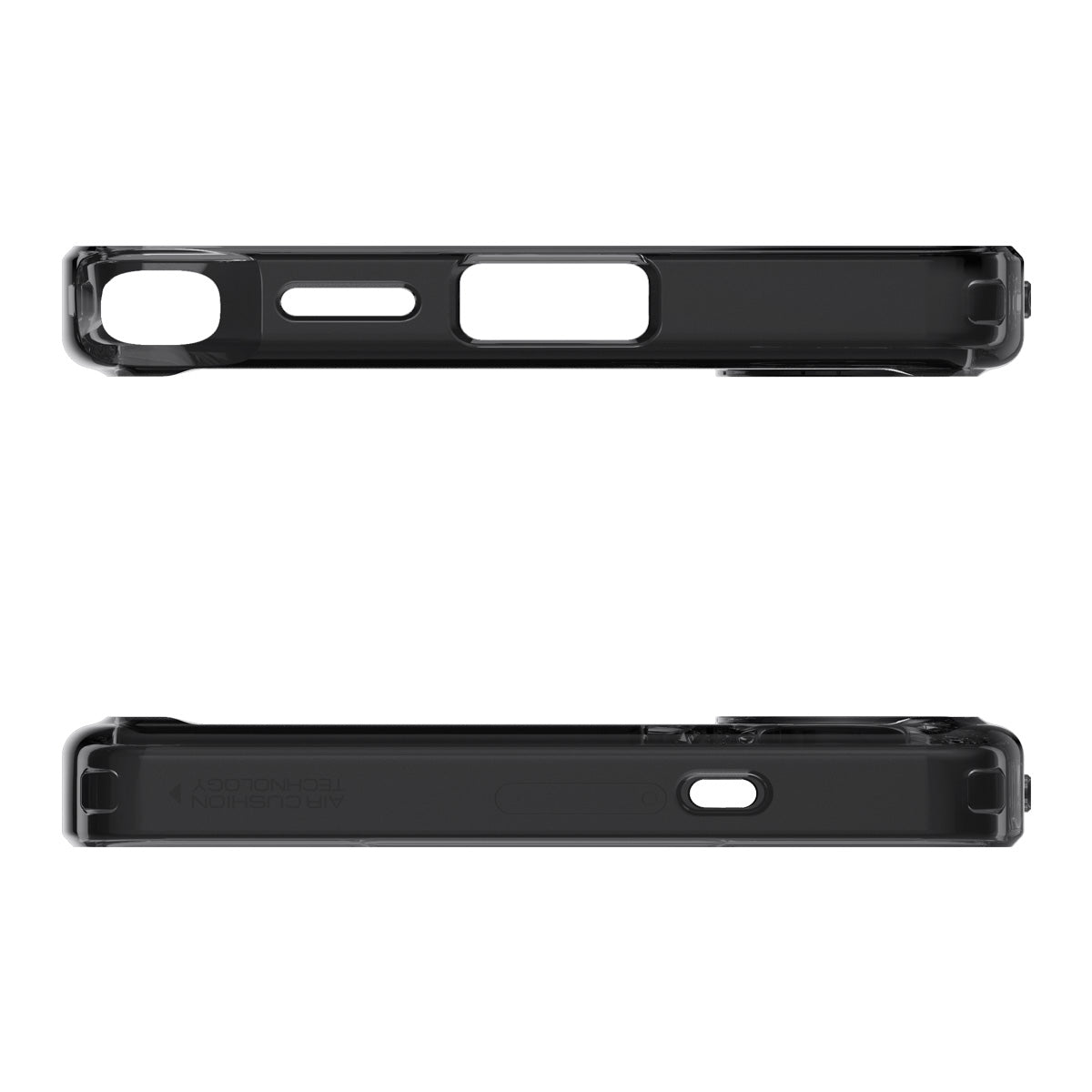Handyhülle für Galaxy S25 Ultra, Spigen Ultra Hybrid Mag mit MagSafe, Durchscheinend-Schwarz