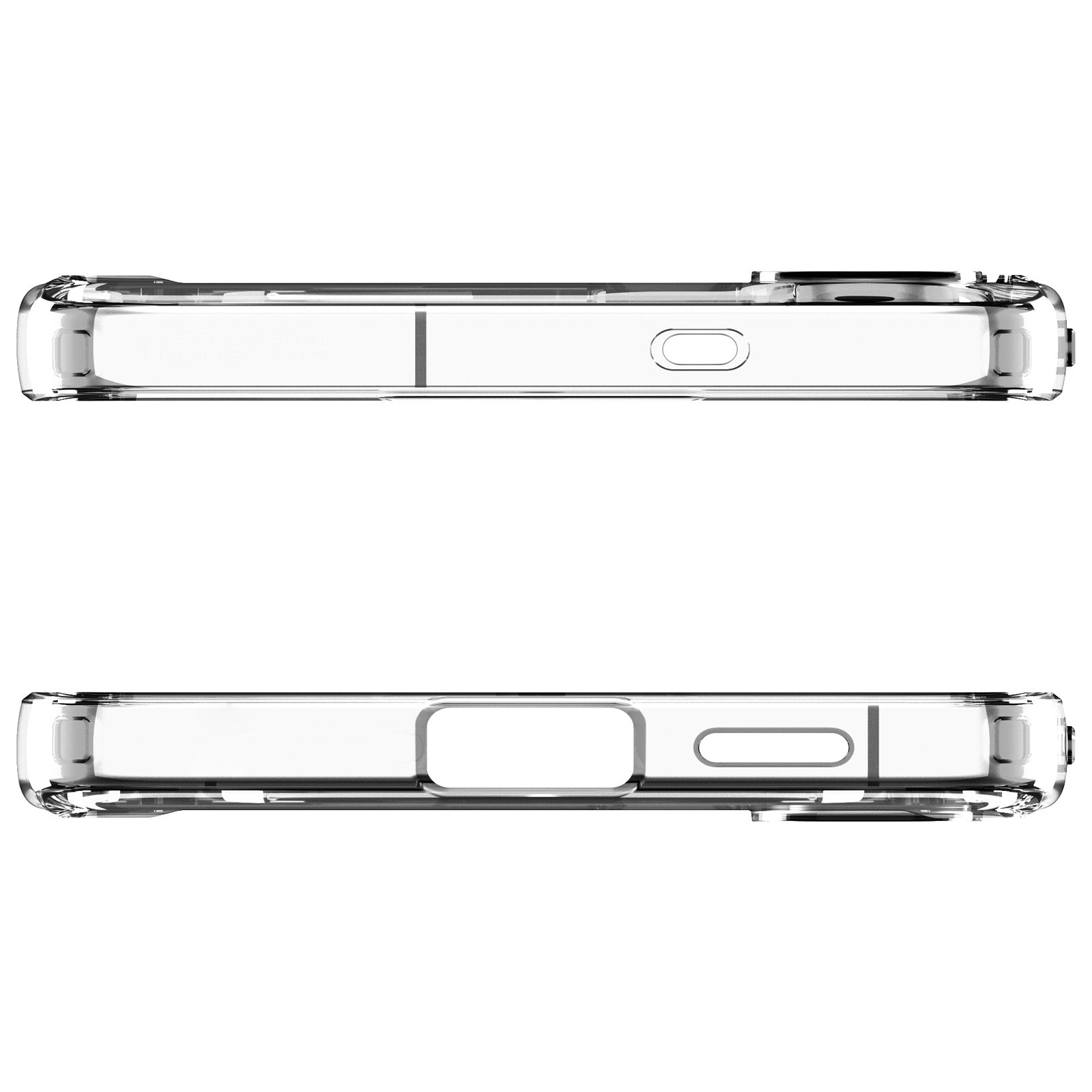 Handyhülle für Galaxy S25 FE, Spigen Ultra Hybrid Mag mit MagSafe, Transparent-Weiß