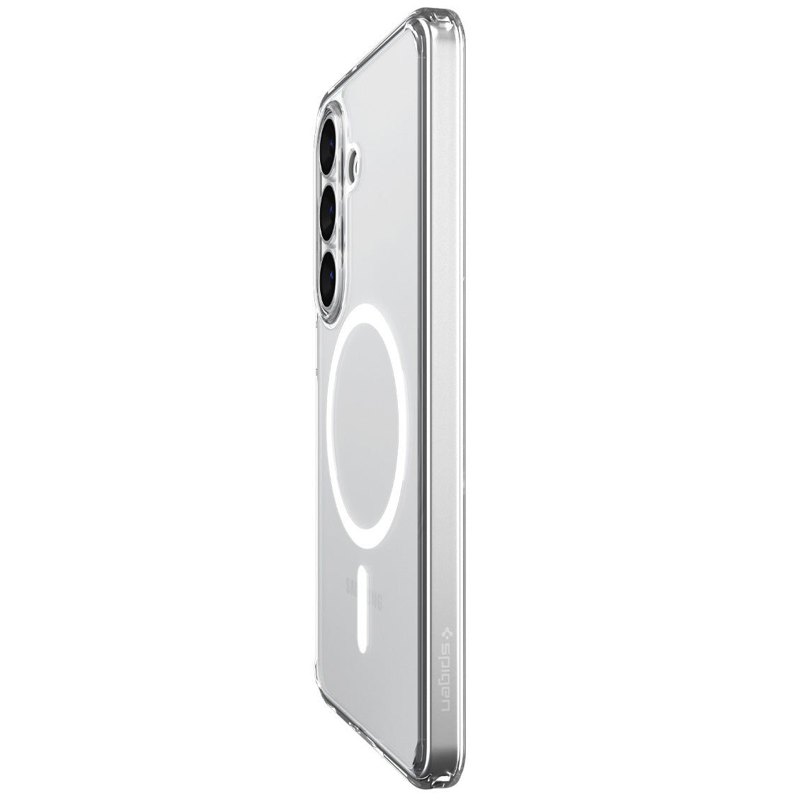 Handyhülle für Galaxy S26 Plus, Spigen Ultra Hybrid Mag mit MagSafe, Transparent-Weiß