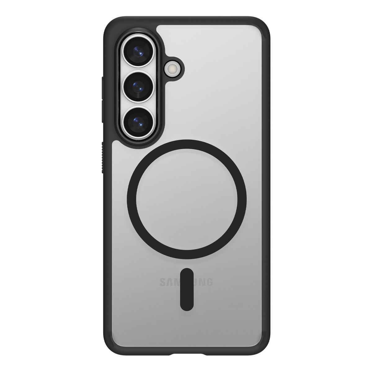 Handyhülle für Galaxy S26 Plus, Spigen Ultra Hybrid Mag mit MagSafe, Transparent-Schwarz