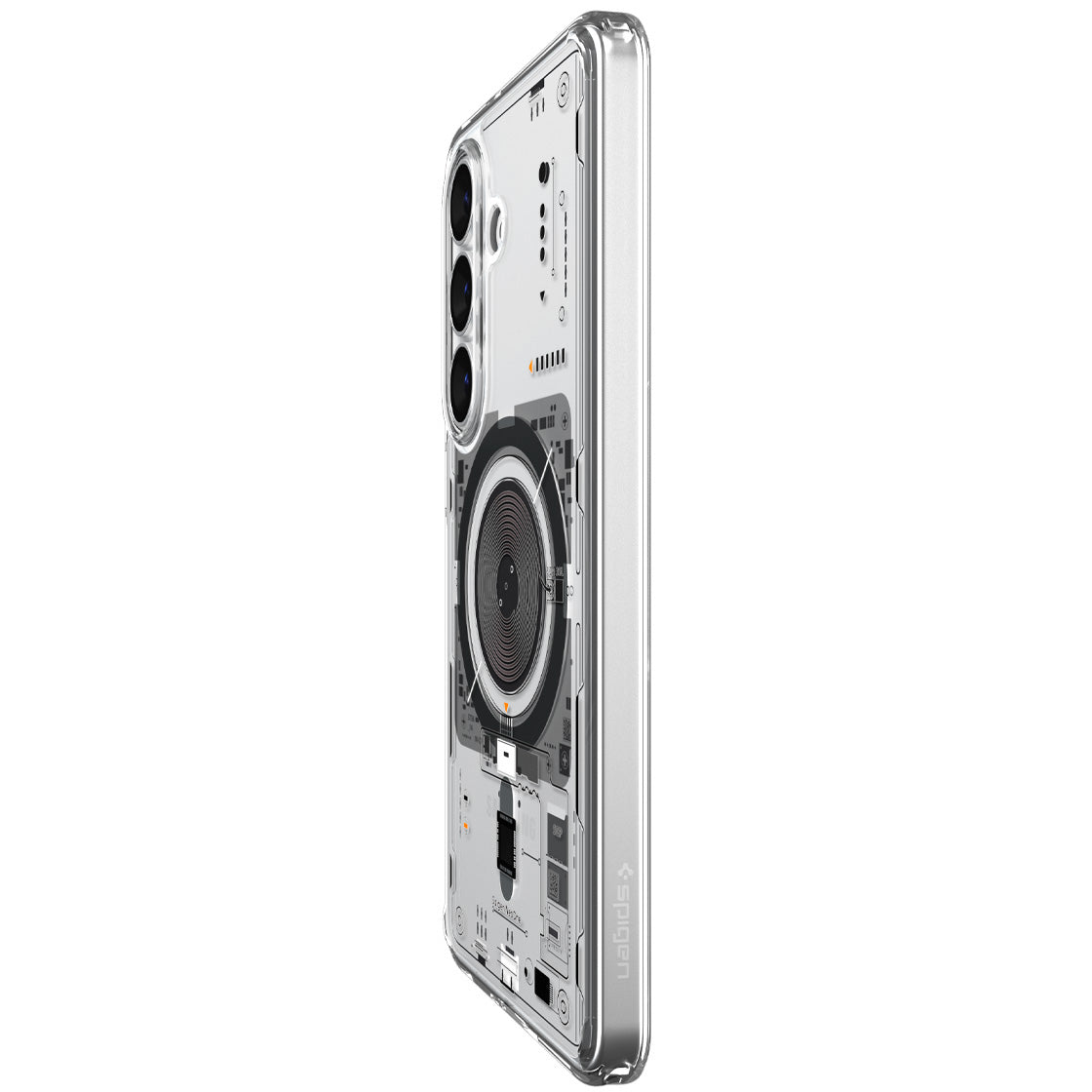 Handyhülle für Galaxy S26 Plus, Spigen Ultra Hybrid Mag mit MagSafe, Transparent-Gemustert (Neo One)