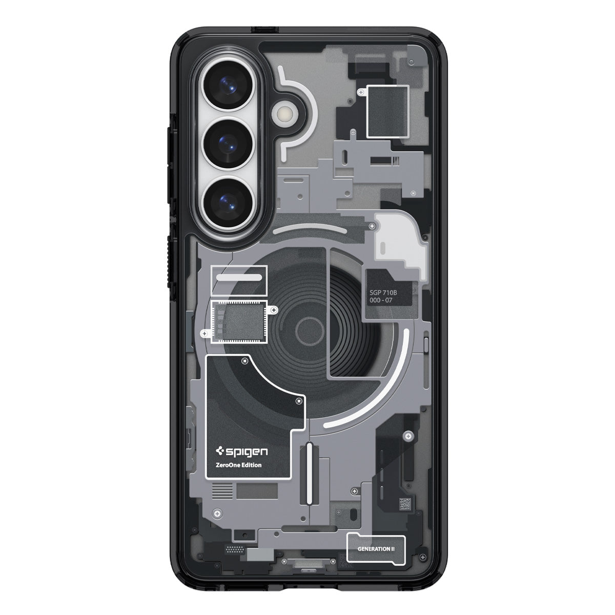 Handyhülle für Galaxy S26 Plus, Spigen Ultra Hybrid Mag mit MagSafe, Rauchfarben-Grau (Zero One)