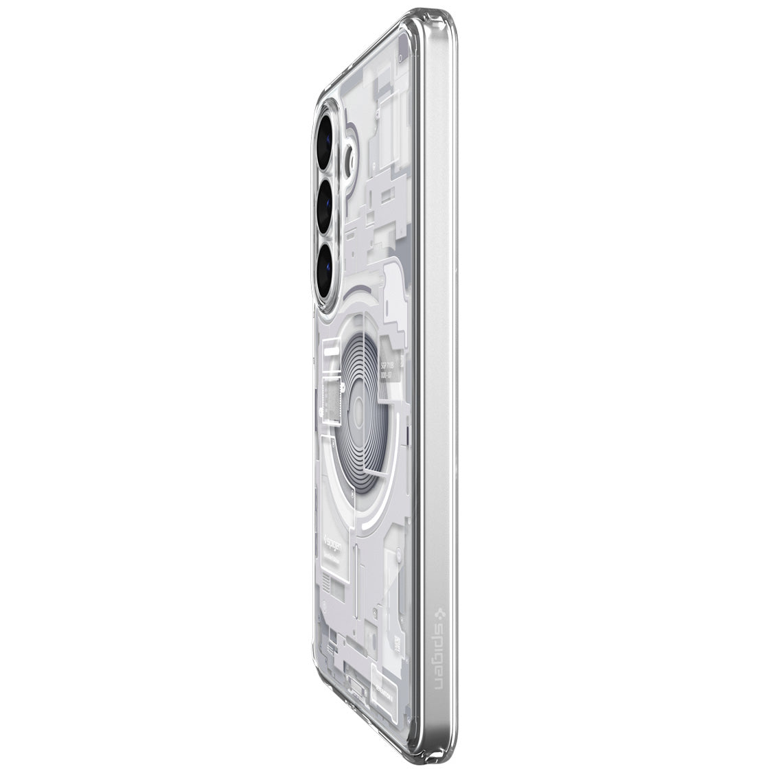 Handyhülle für Galaxy S26 Plus, Spigen Ultra Hybrid Mag mit MagSafe, Weiß-Grau (Zero One)