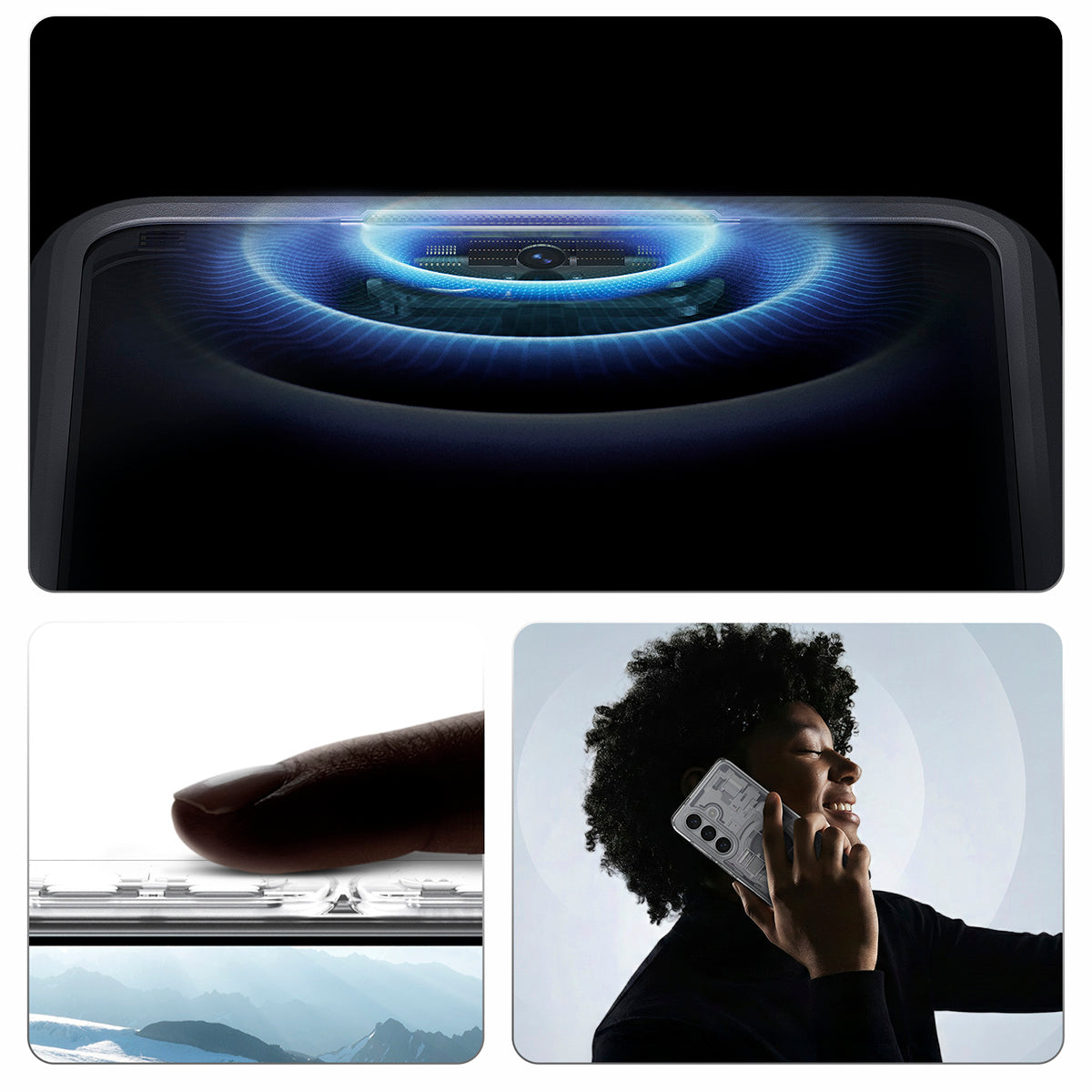Handyhülle für Galaxy S26 Plus, Spigen Ultra Hybrid Mag mit MagSafe, Weiß-Grau (Zero One)
