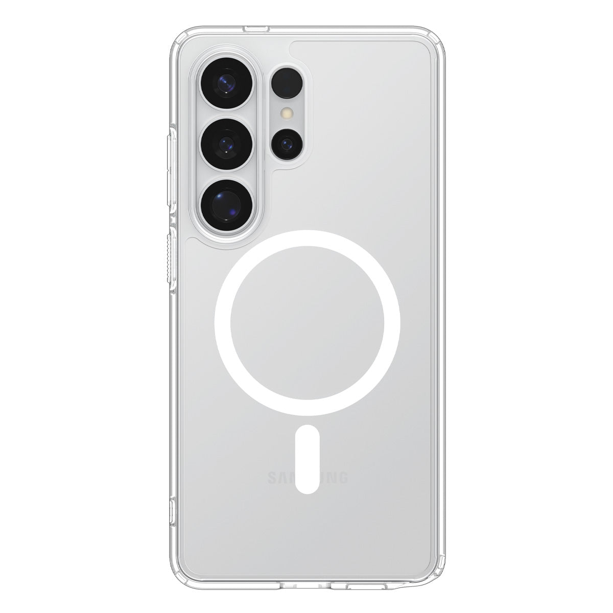 Handyhülle für Galaxy S26 Ultra, Spigen Ultra Hybrid Mag mit MagSafe, Transparent-Weiß