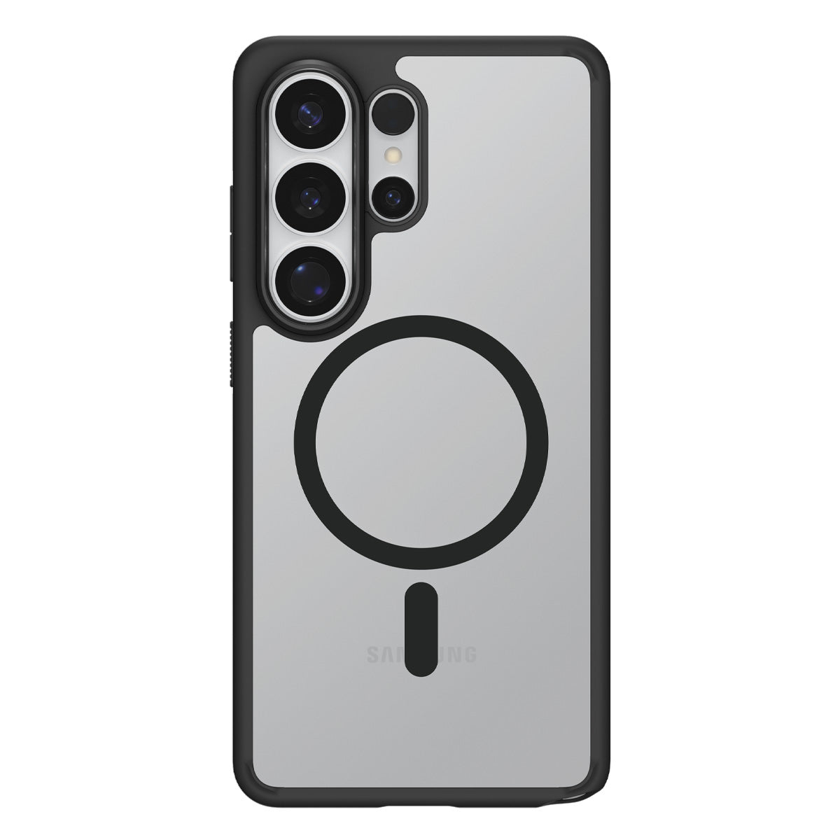 Handyhülle für Galaxy S26 Ultra, Spigen Ultra Hybrid Mag mit MagSafe, Transparent-Schwarz