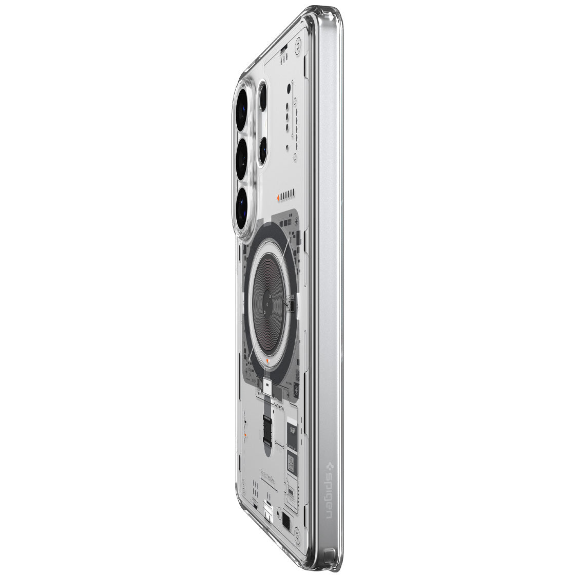 Handyhülle für Galaxy S26 Ultra, Spigen Ultra Hybrid Mag mit MagSafe, Transparent-Gemustert (Neo One)