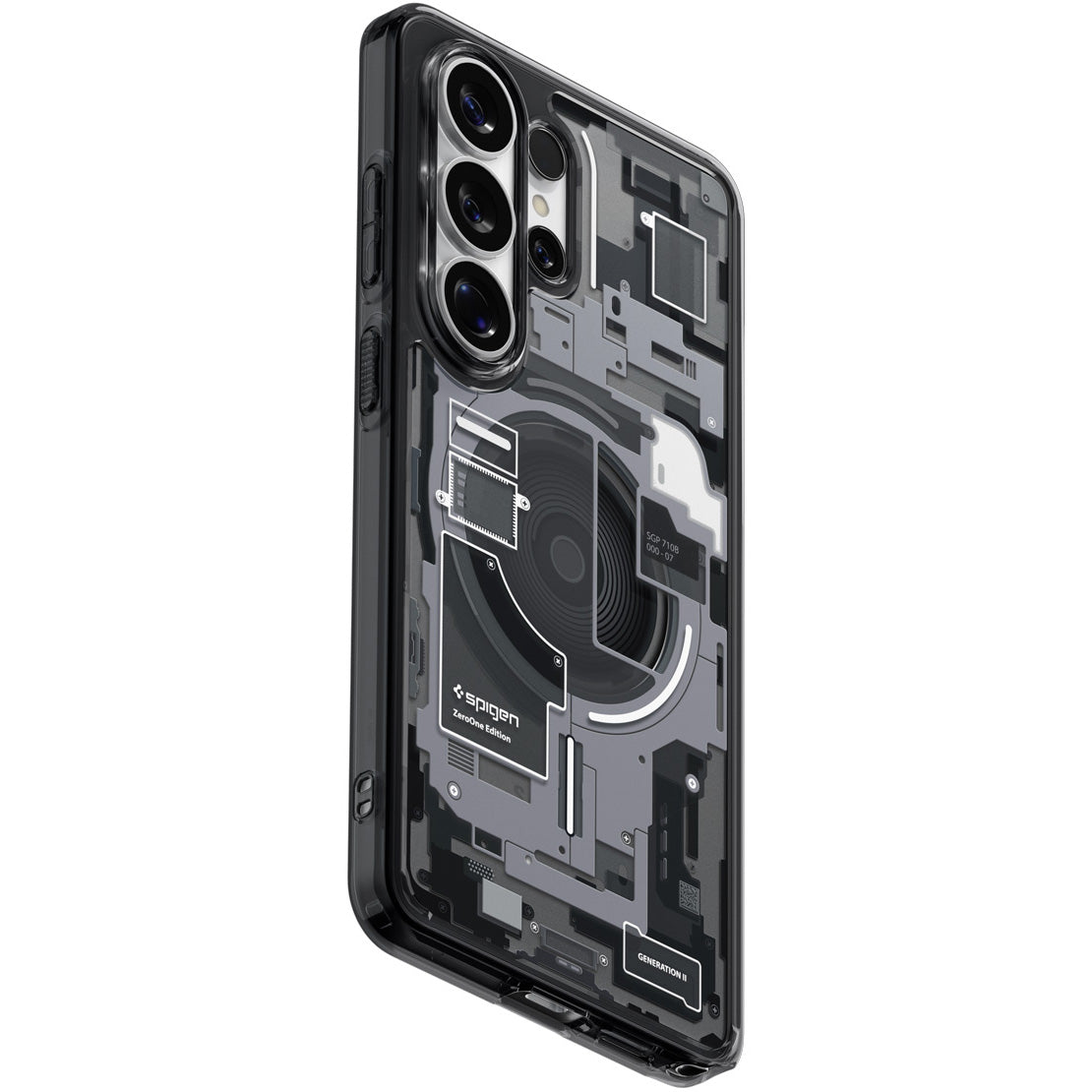 Handyhülle für Galaxy S26 Ultra, Spigen Ultra Hybrid Mag mit MagSafe, Rauchfarben-Grau (Zero One)