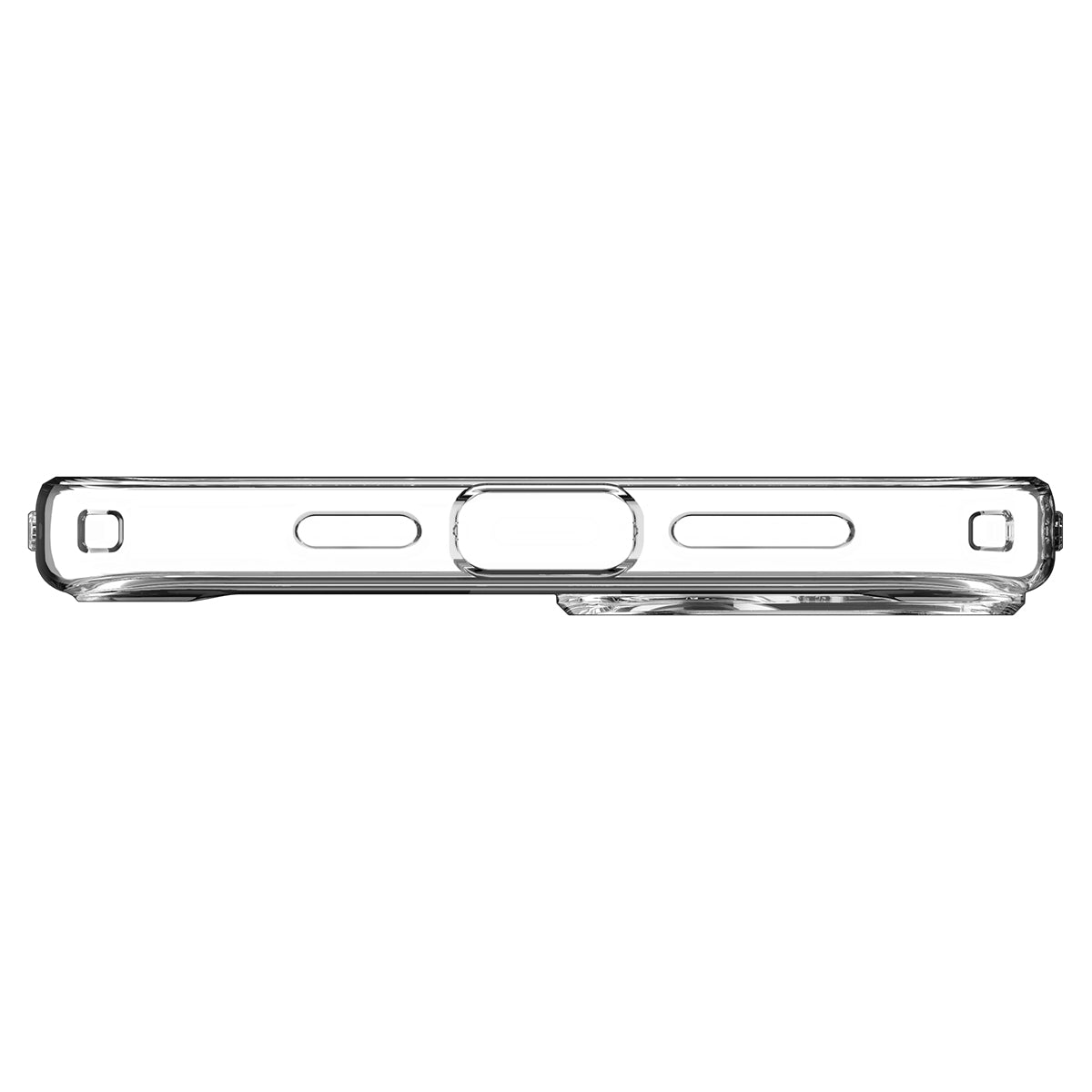 Schutzhülle Spigen Ultra Hybrid Mag mit MagSafe für Apple iPhone 15, Transparent-Schwarz-Karbonmuster