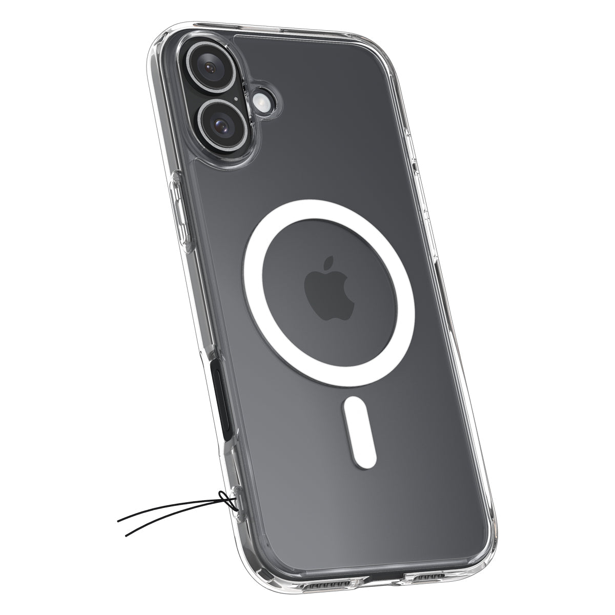 Handyhülle für iPhone 16 Plus, Spigen Ultra Hybrid Mag mit MagSafe, Transparent-Weiß