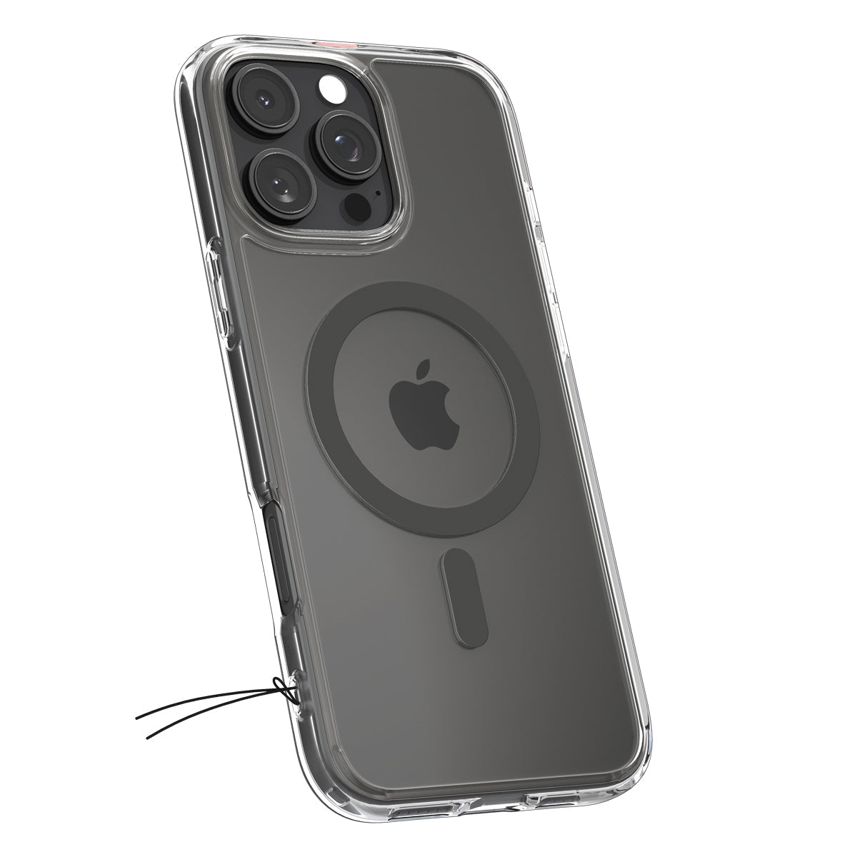 Handyhülle für iPhone 16 Pro Max, Spigen Ultra Hybrid Mag mit MagSafe, Transparent-Grau