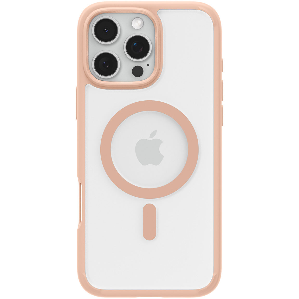 Handyhülle für iPhone 16 Pro Max, Spigen Ultra Hybrid Mag mit MagSafe, Transparent-Rosa