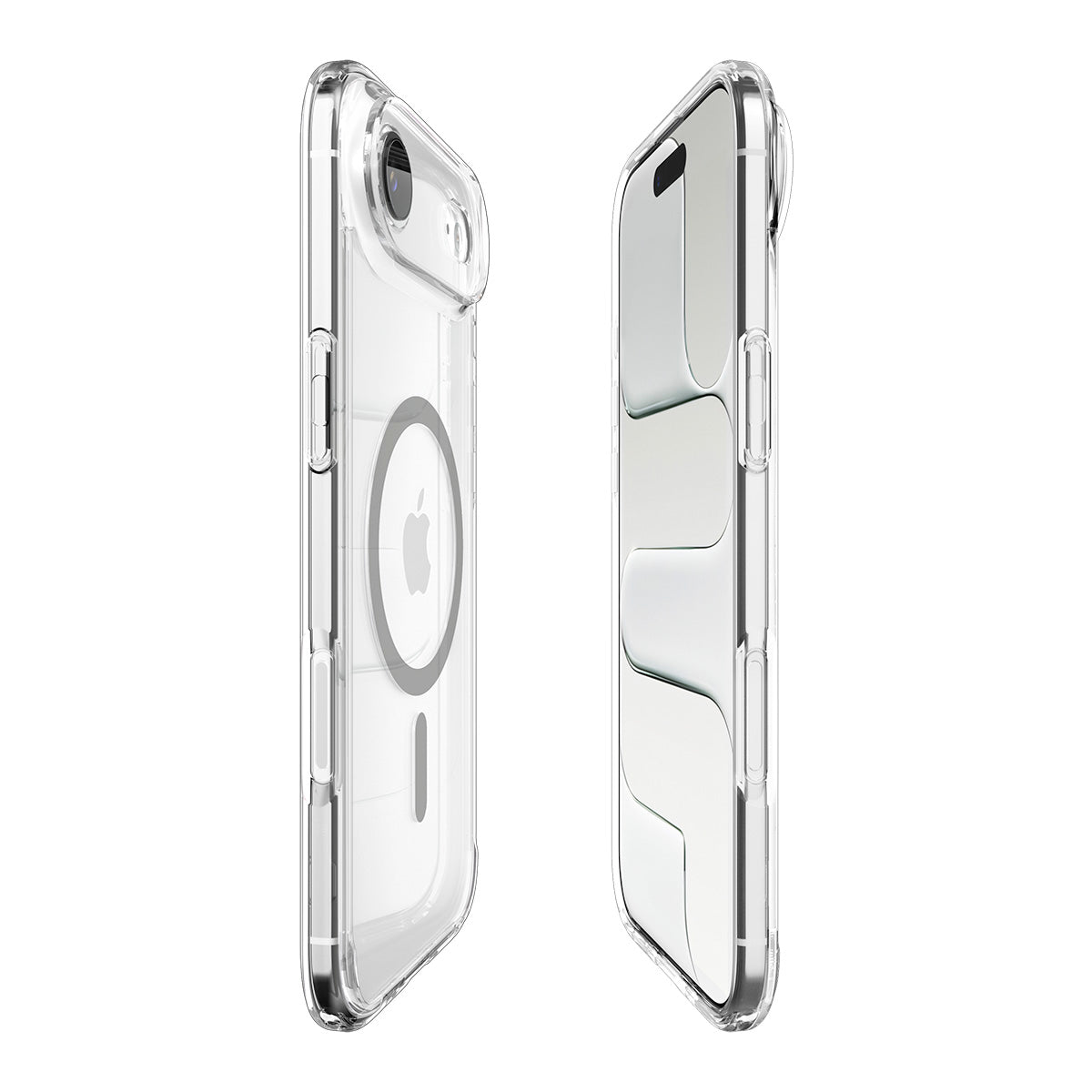 Handyhülle für iPhone Air, Spigen Ultra Hybrid Mag mit MagSafe, Transparent-Grau