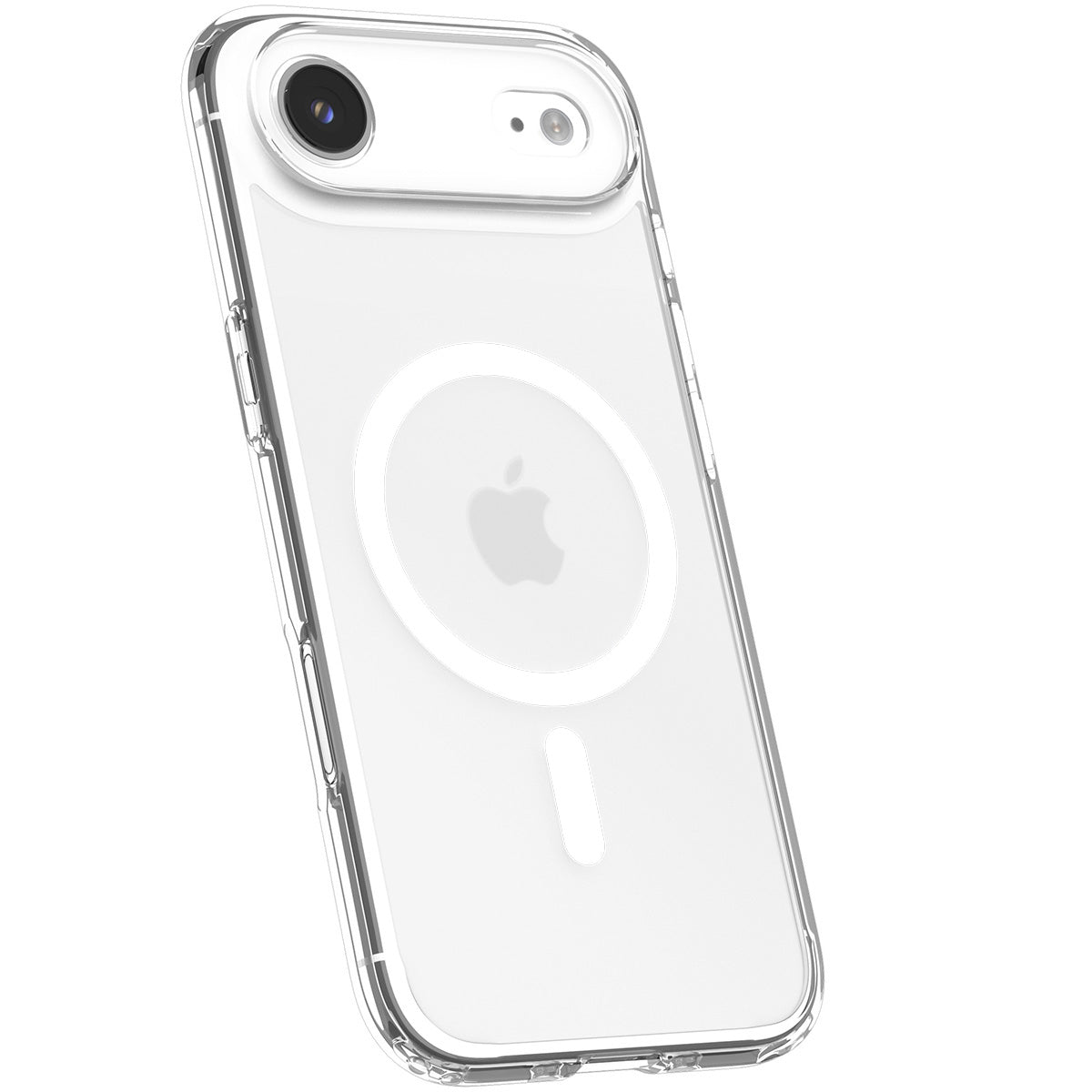 Handyhülle für iPhone Air, Spigen Ultra Hybrid Mag mit MagSafe, Transparent-Weiß