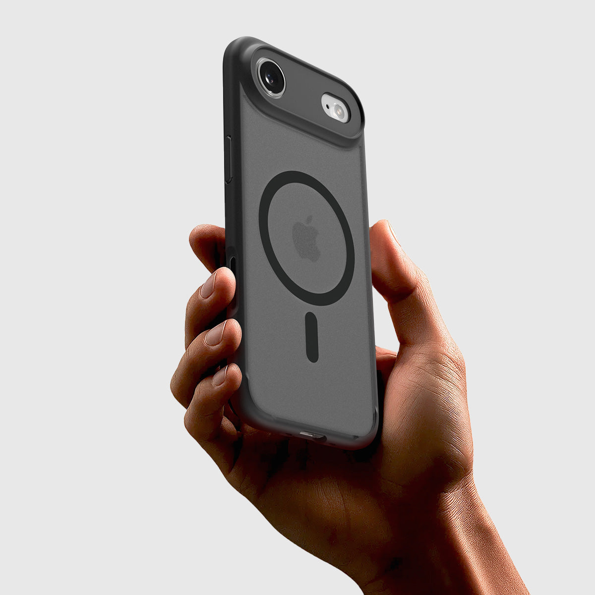 Handyhülle für iPhone Air, Spigen Ultra Hybrid Mag mit MagSafe, Durchscheinend-Schwarz