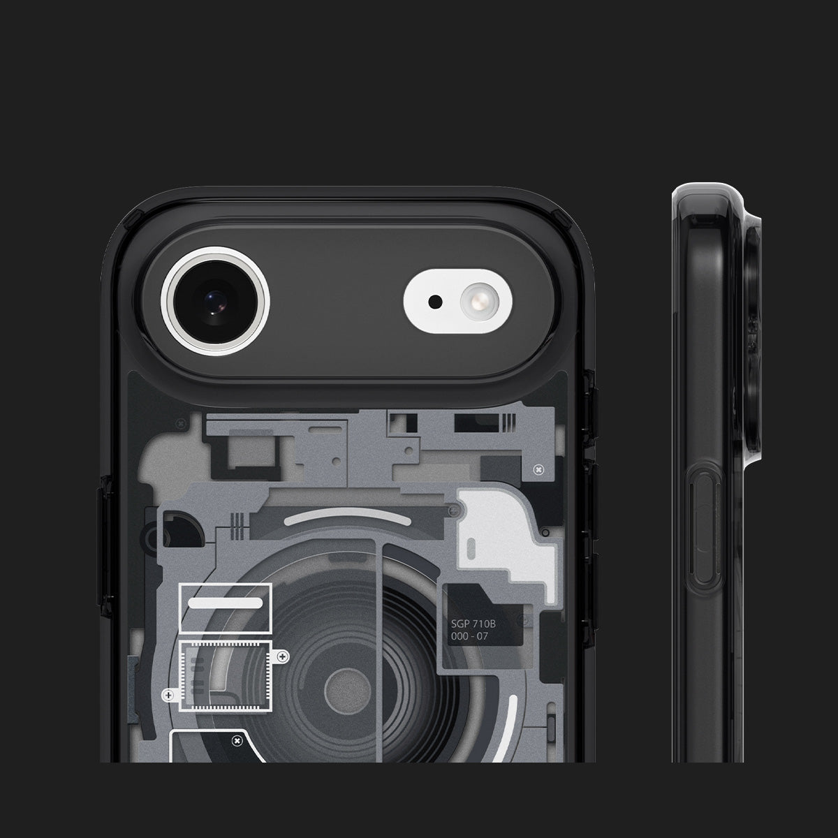 Handyhülle für iPhone Air, Spigen Ultra Hybrid Mag mit MagSafe, Rauchfarben-Grau (Zero One)