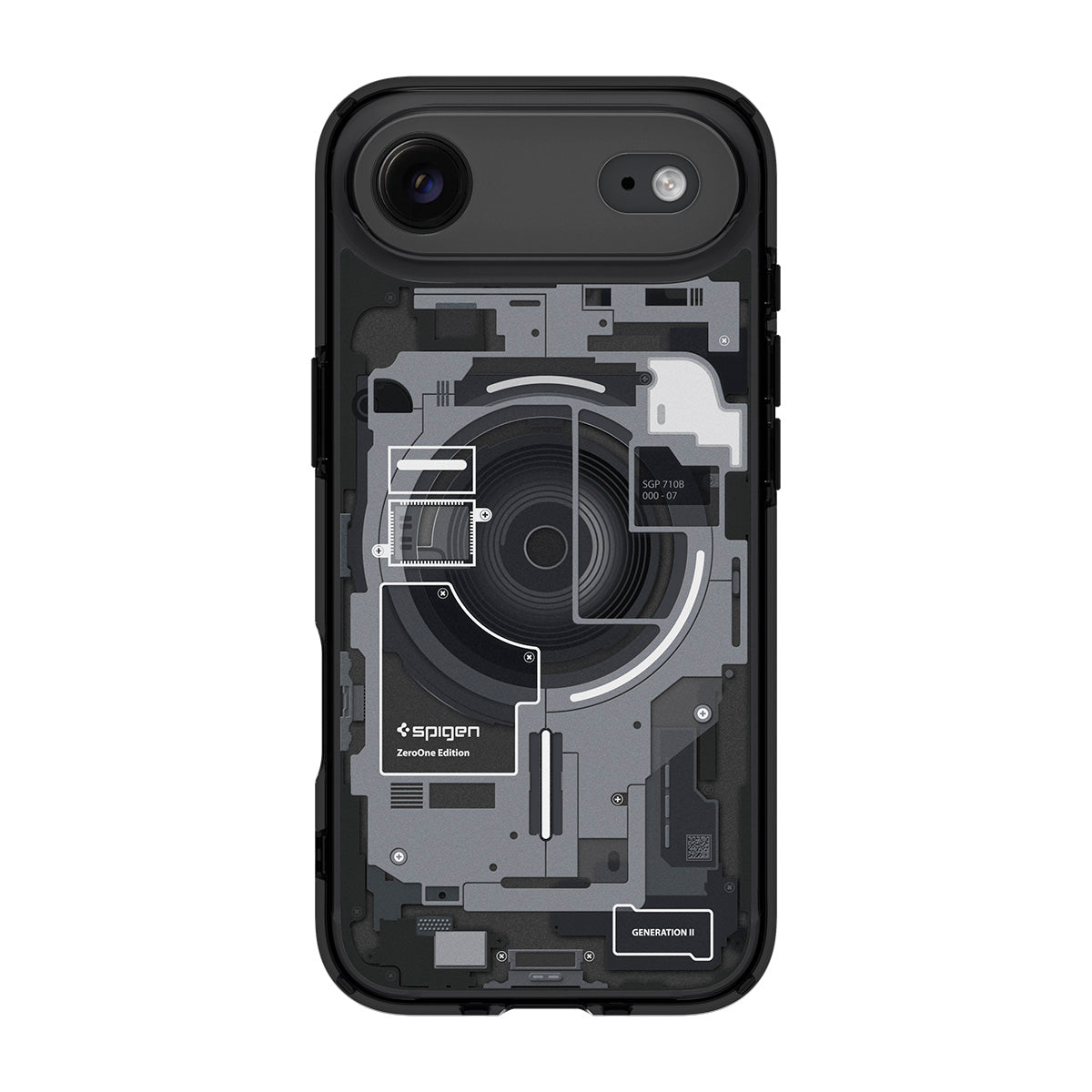 Handyhülle für iPhone Air, Spigen Ultra Hybrid Mag mit MagSafe, Rauchfarben-Grau (Zero One)