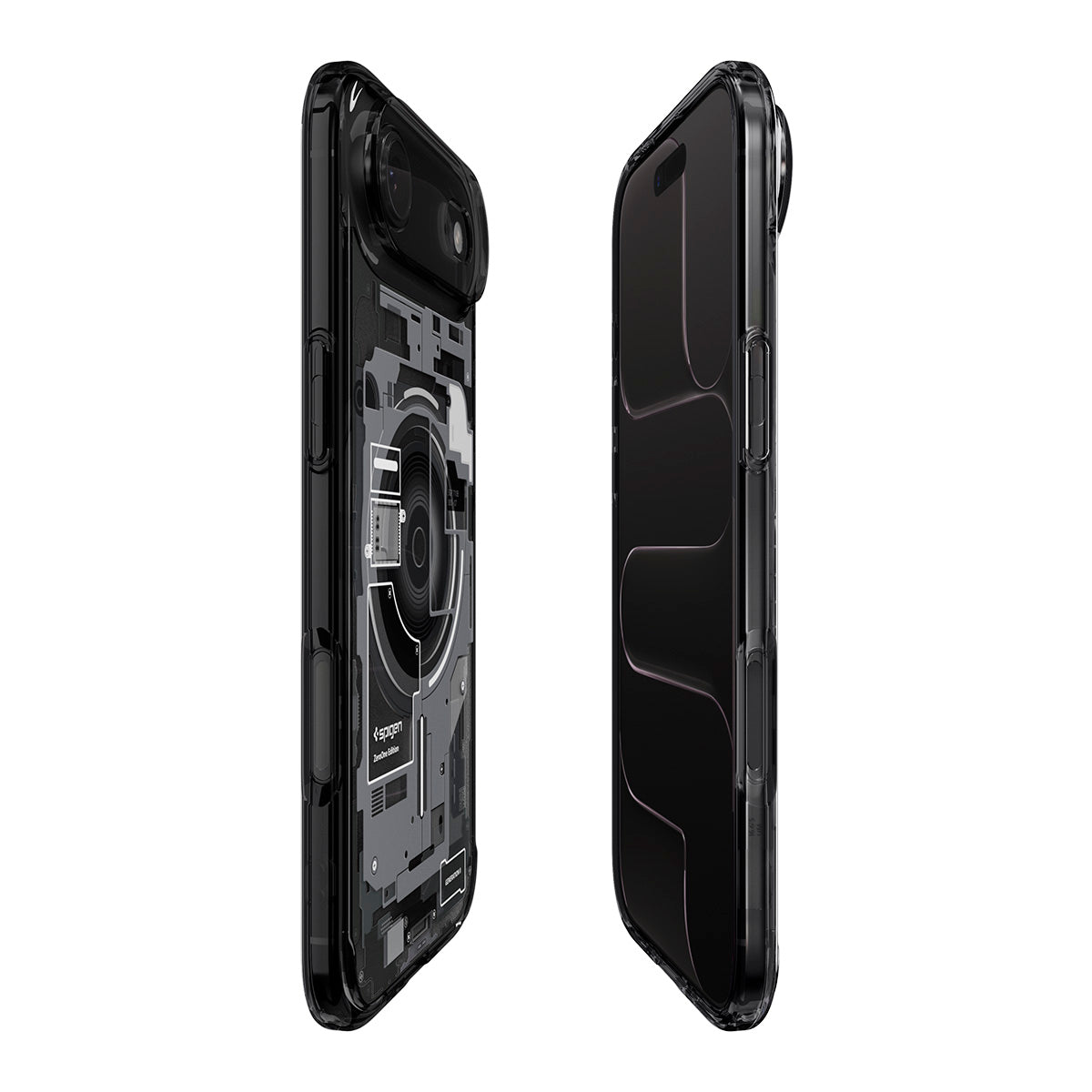 Handyhülle für iPhone Air, Spigen Ultra Hybrid Mag mit MagSafe, Rauchfarben-Grau (Zero One)