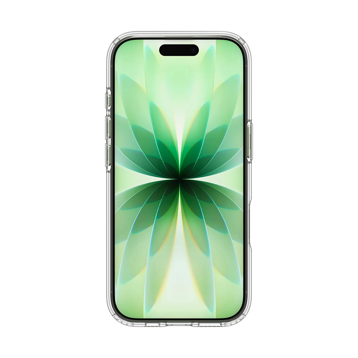 Handyhülle für iPhone 17, Spigen Ultra Hybrid Mag mit MagSafe, Transparent-Weiß
