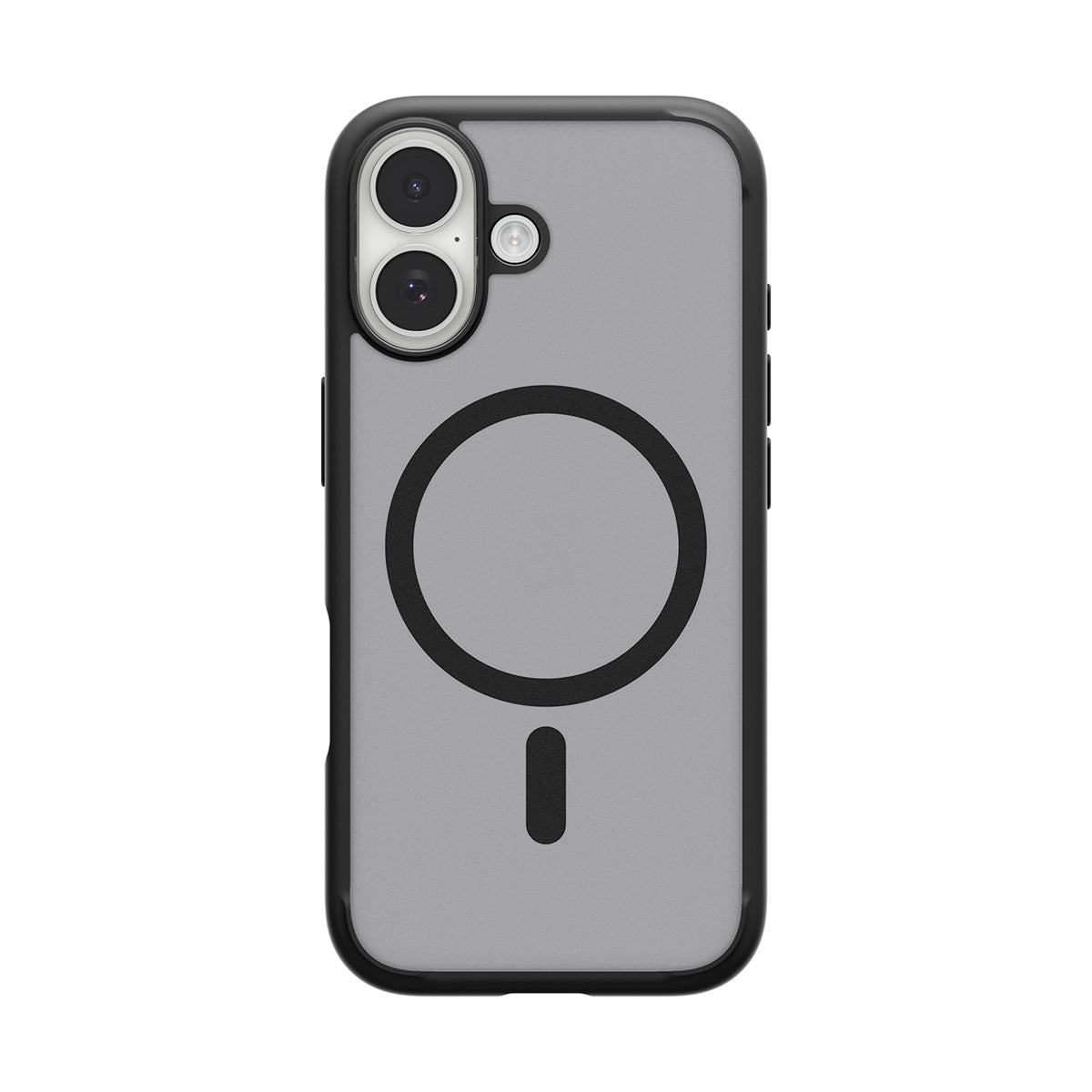 Handyhülle für iPhone 17, Spigen Ultra Hybrid Mag mit MagSafe, Durchscheinend-Schwarz
