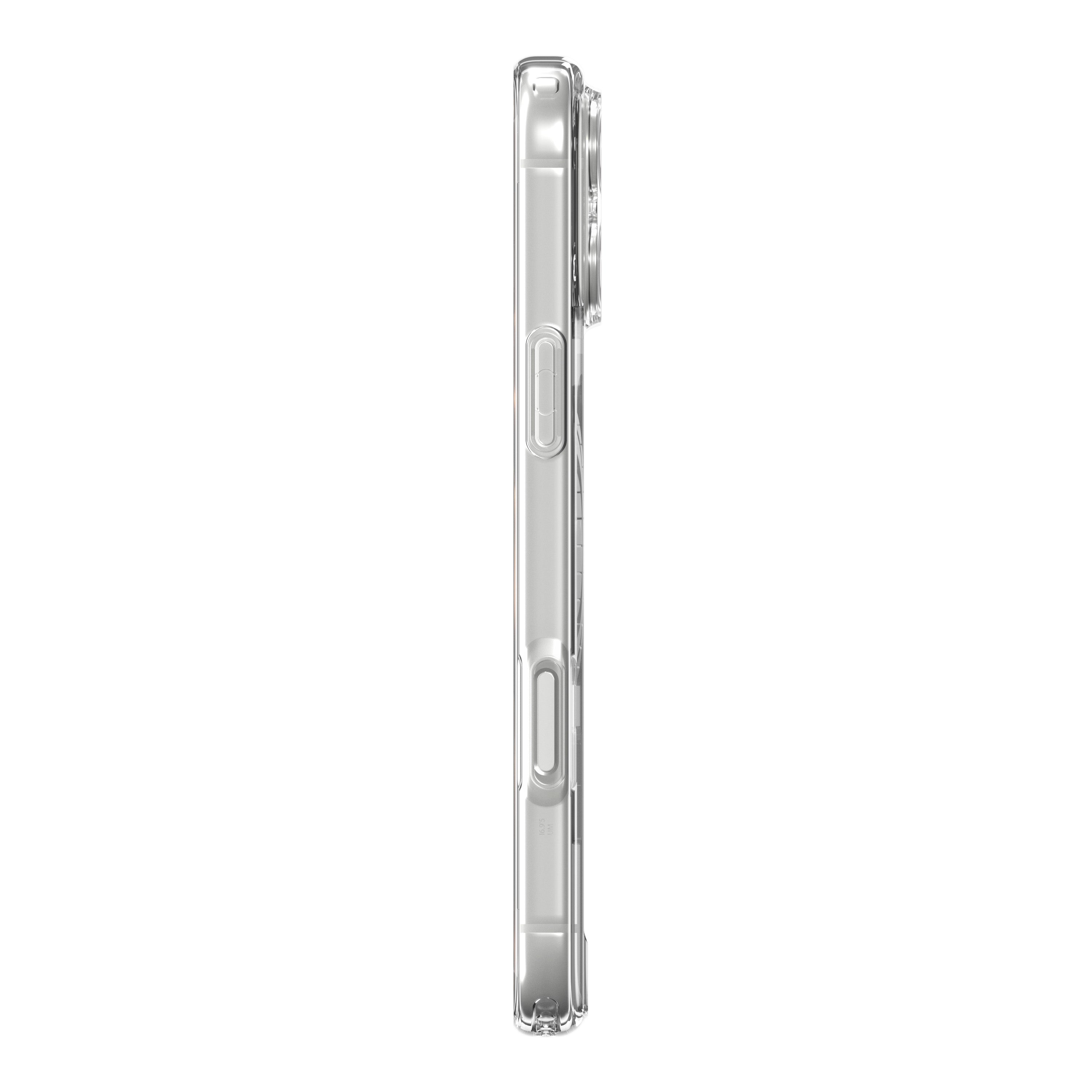 Handyhülle für iPhone 17 Pro Max, Spigen Ultra Hybrid Mag mit MagSafe, Transparent-Golden
