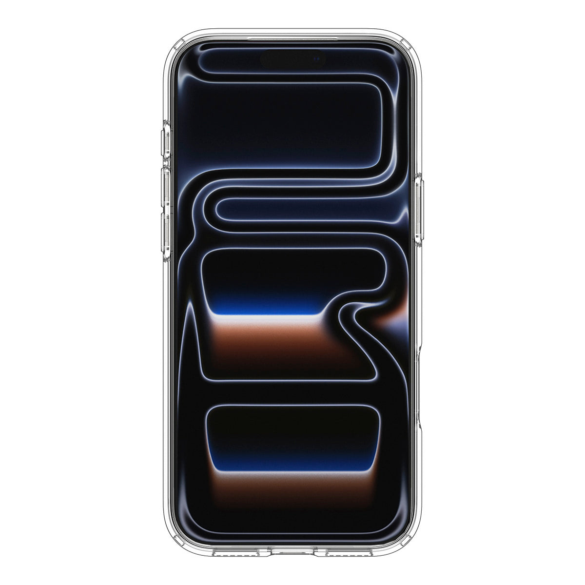 Handyhülle für iPhone 17 Pro Max, Spigen Ultra Hybrid Mag mit MagSafe, Transparent-Golden
