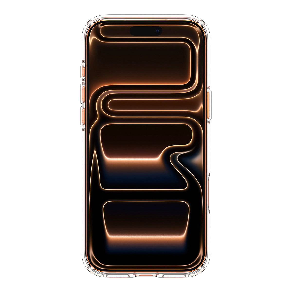Handyhülle für iPhone 17 Pro Max, Spigen Ultra Hybrid Mag mit MagSafe, Transparent-Weiß