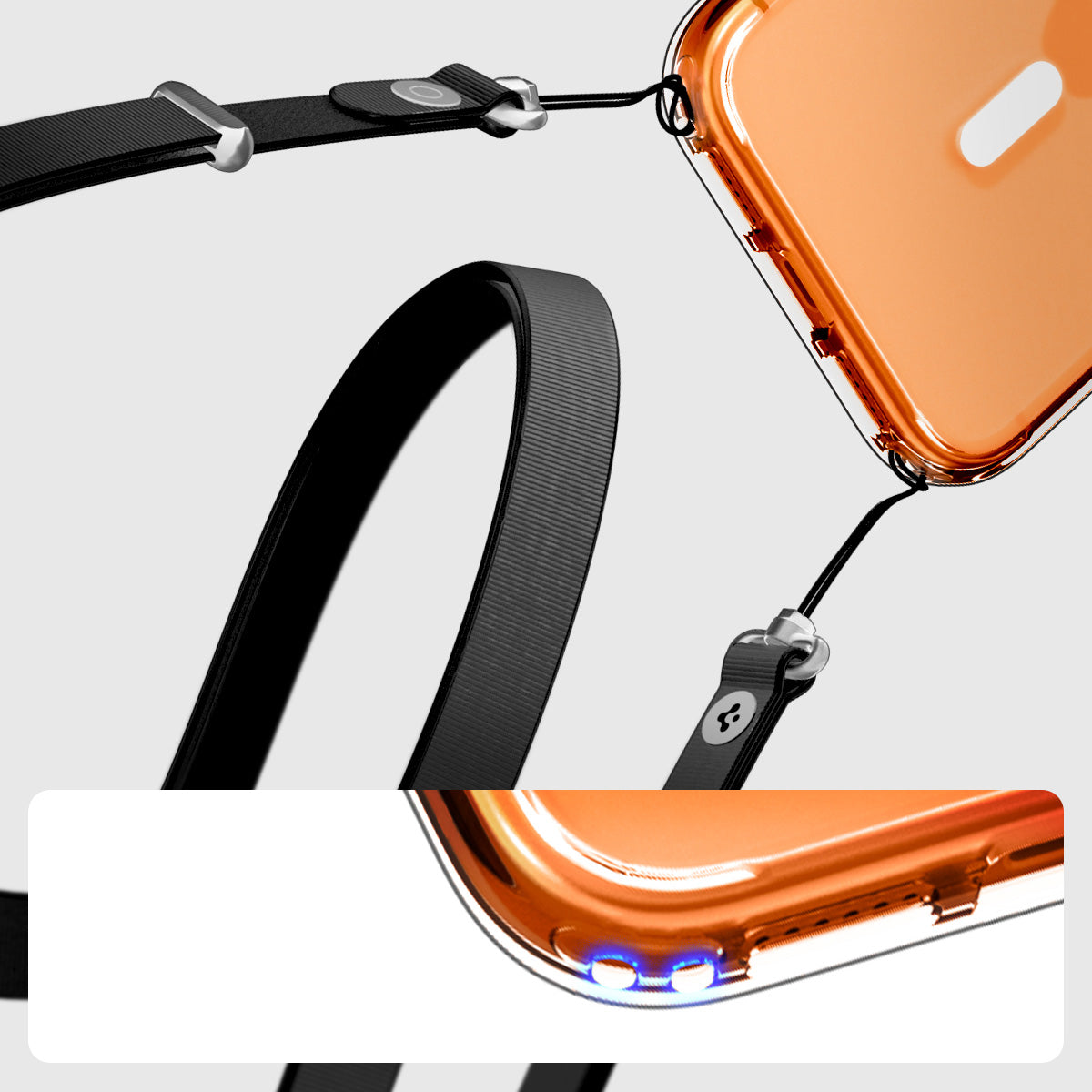 Handyhülle für iPhone 17 Pro Max, Spigen Ultra Hybrid Mag mit MagSafe, Durchscheinend-Weiß