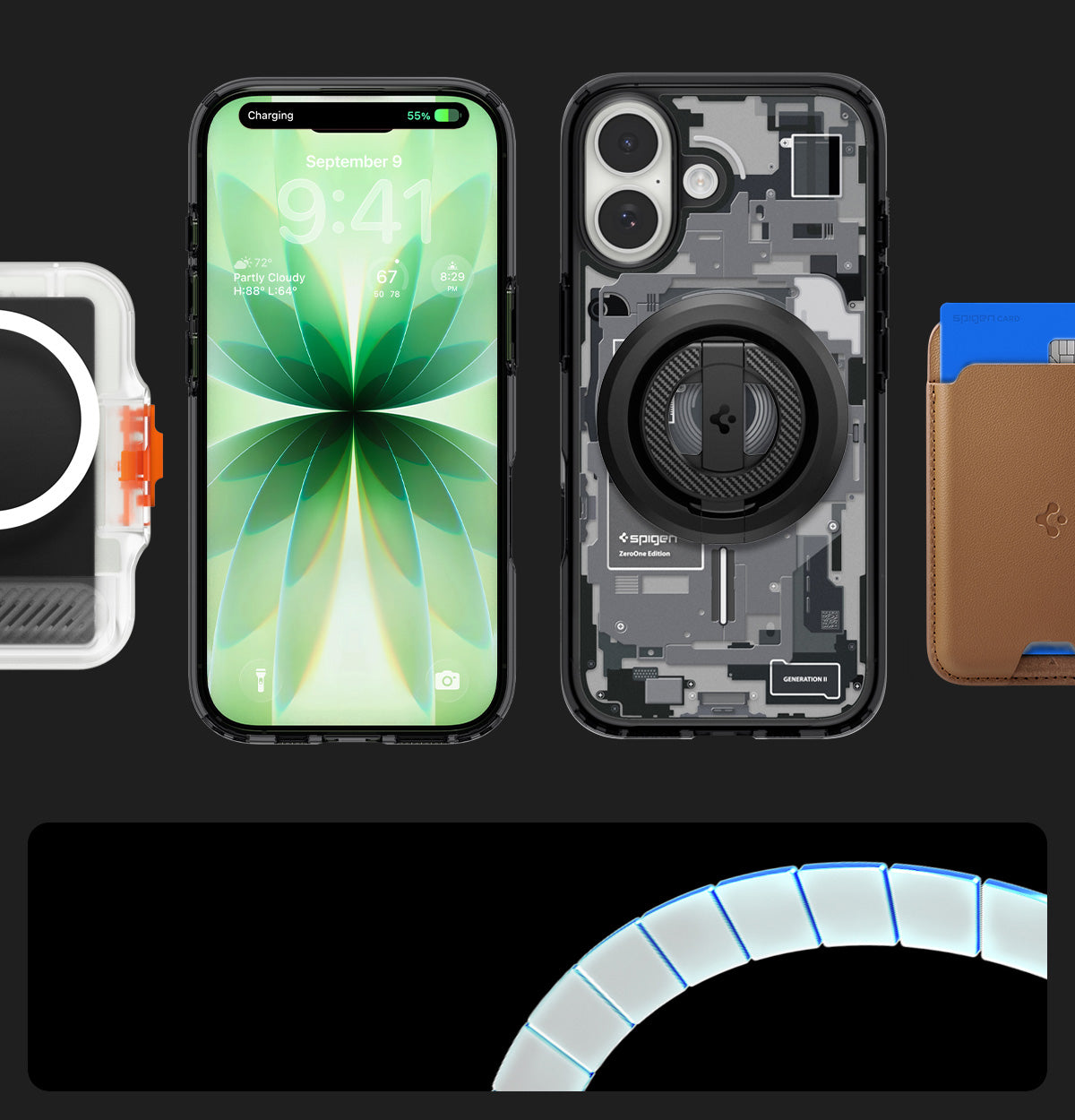 Handyhülle für iPhone 17, Spigen Ultra Hybrid Mag mit MagSafe, Rauchfarben-Grau (Zero One)