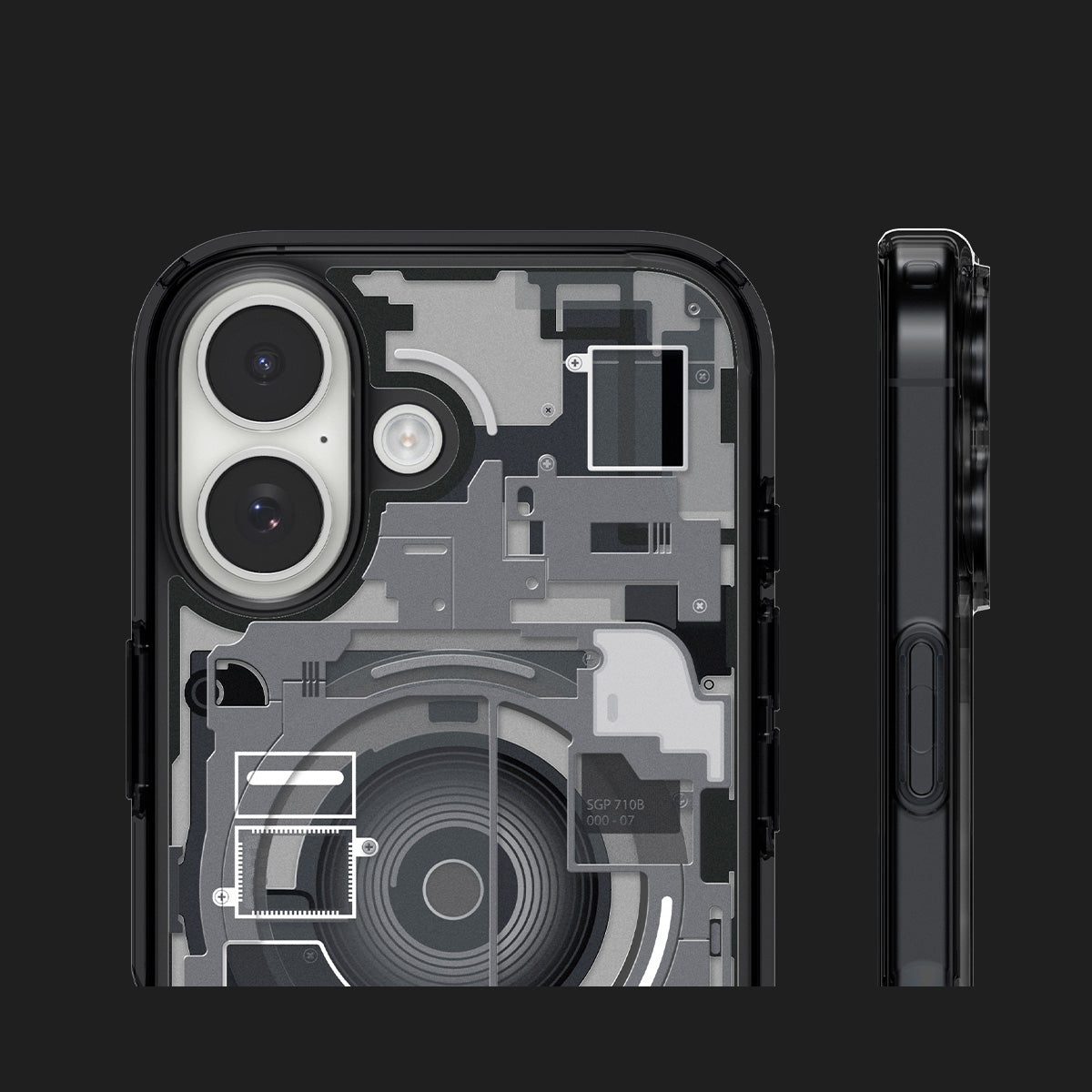 Handyhülle für iPhone 17, Spigen Ultra Hybrid Mag mit MagSafe, Rauchfarben-Grau (Zero One)