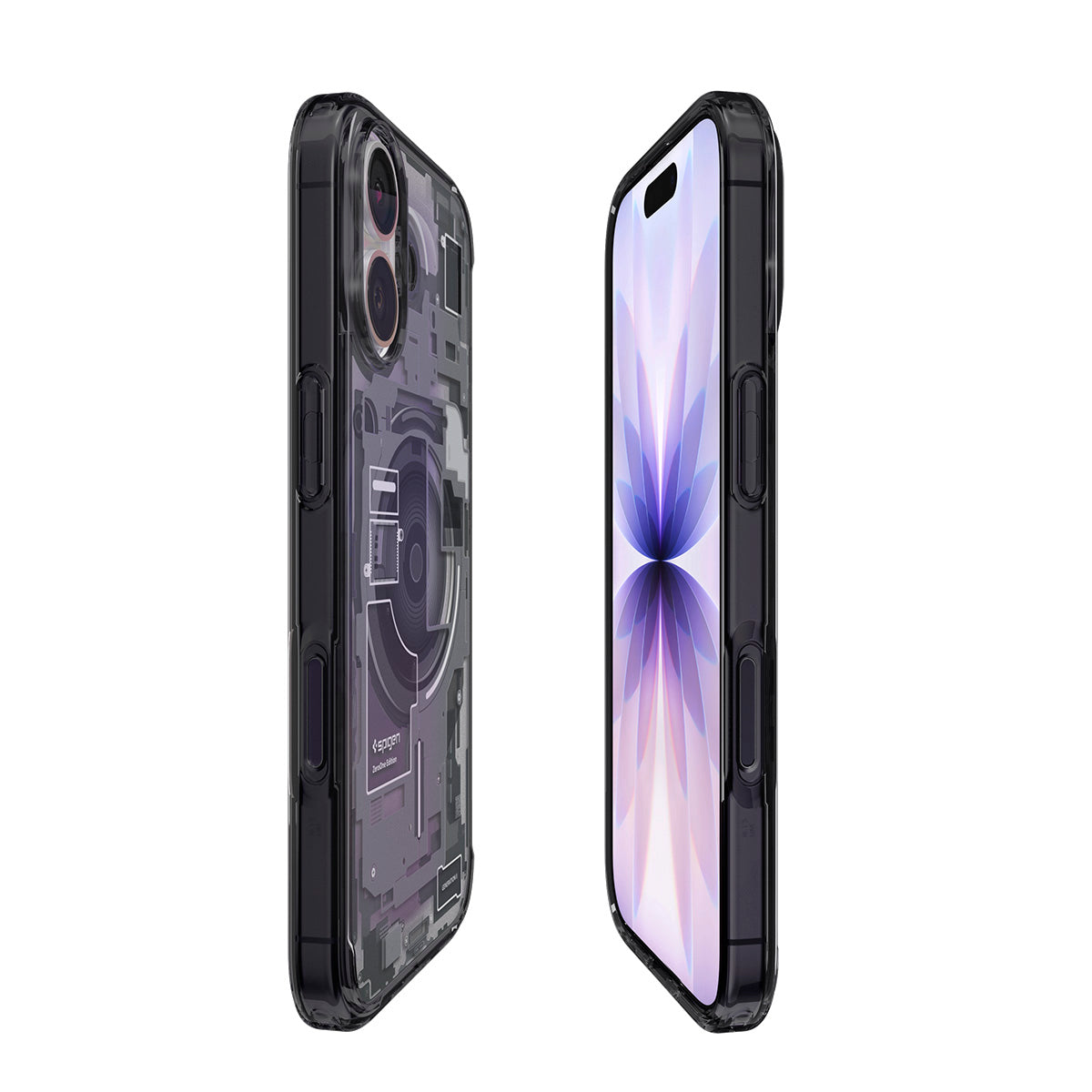 Handyhülle für iPhone 17, Spigen Ultra Hybrid Mag mit MagSafe, Rauchfarben-Grau (Zero One)